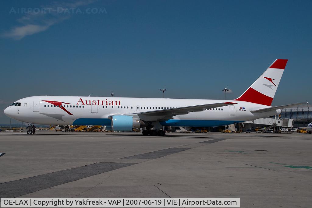 OE-LAX, 1992 Boeing 767-3Z9/ER C/N 27095, Austrian Airlines Boeing 767-300