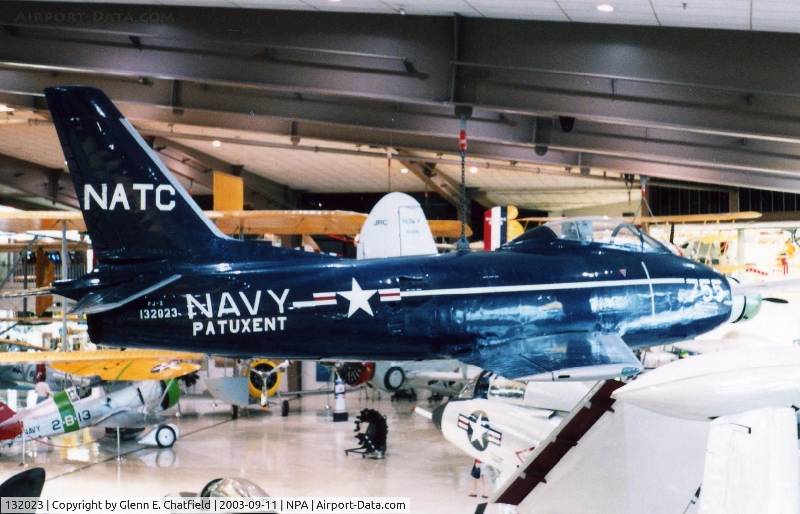 132023, North American FJ-2 Fury C/N Not found 132023, F-1B/FJ-2 at the National Museum of Naval Aviation