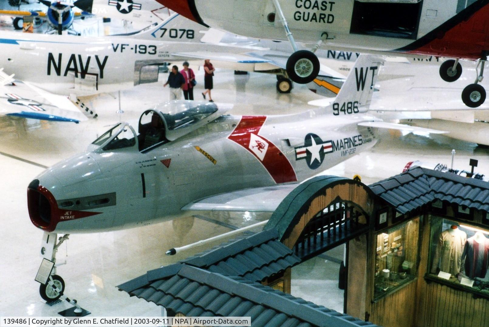 139486, 1957 North American FJ-4 Fury C/N 209-106, F-4E/FJ-4 at the National Museum of Naval Aviation