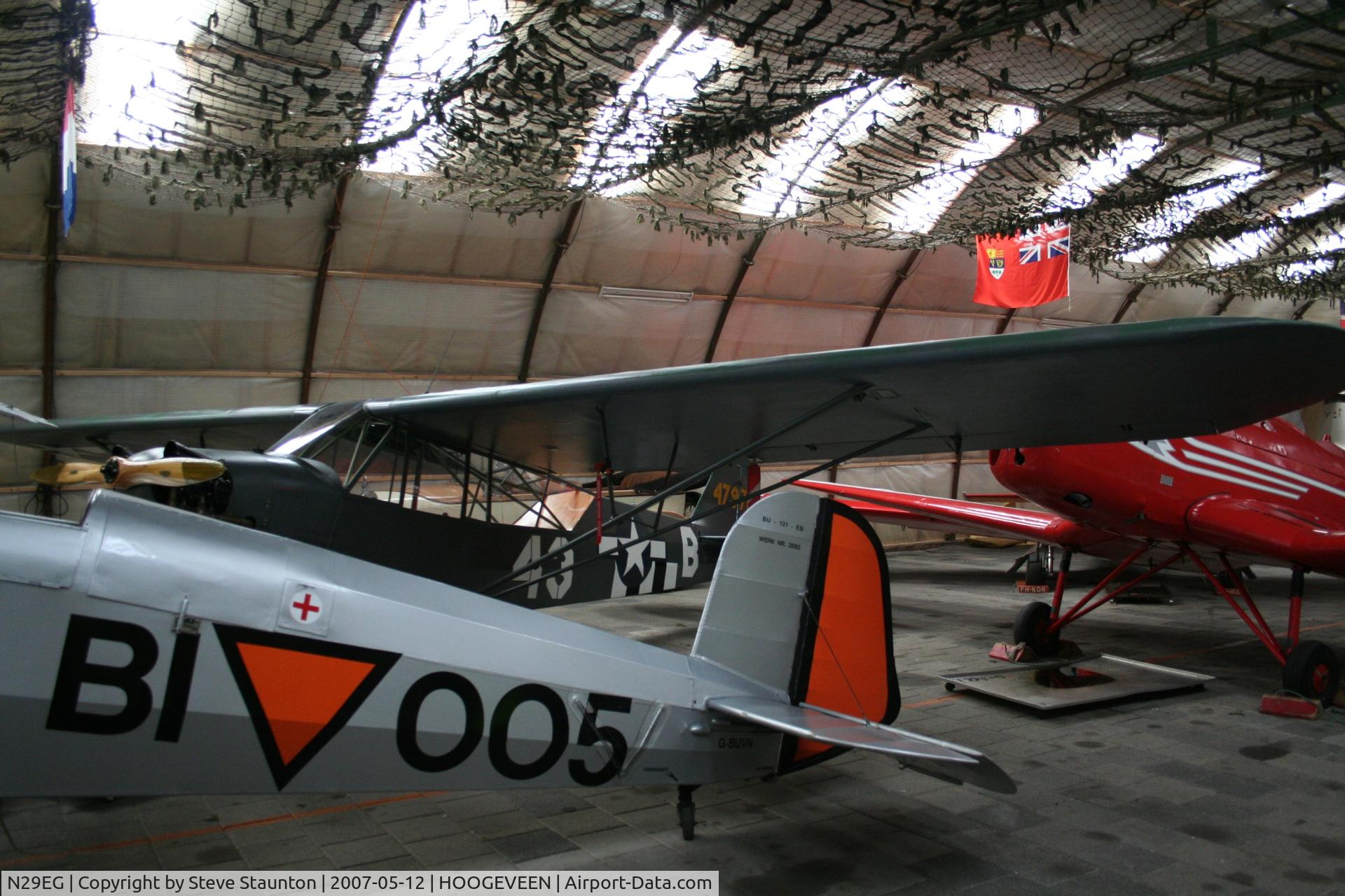 N29EG, 1944 Piper L-4J Grasshopper (J3C-65D) C/N 12005, Taken on an Aeroprint tour May 2007 @ Hoogeveen
