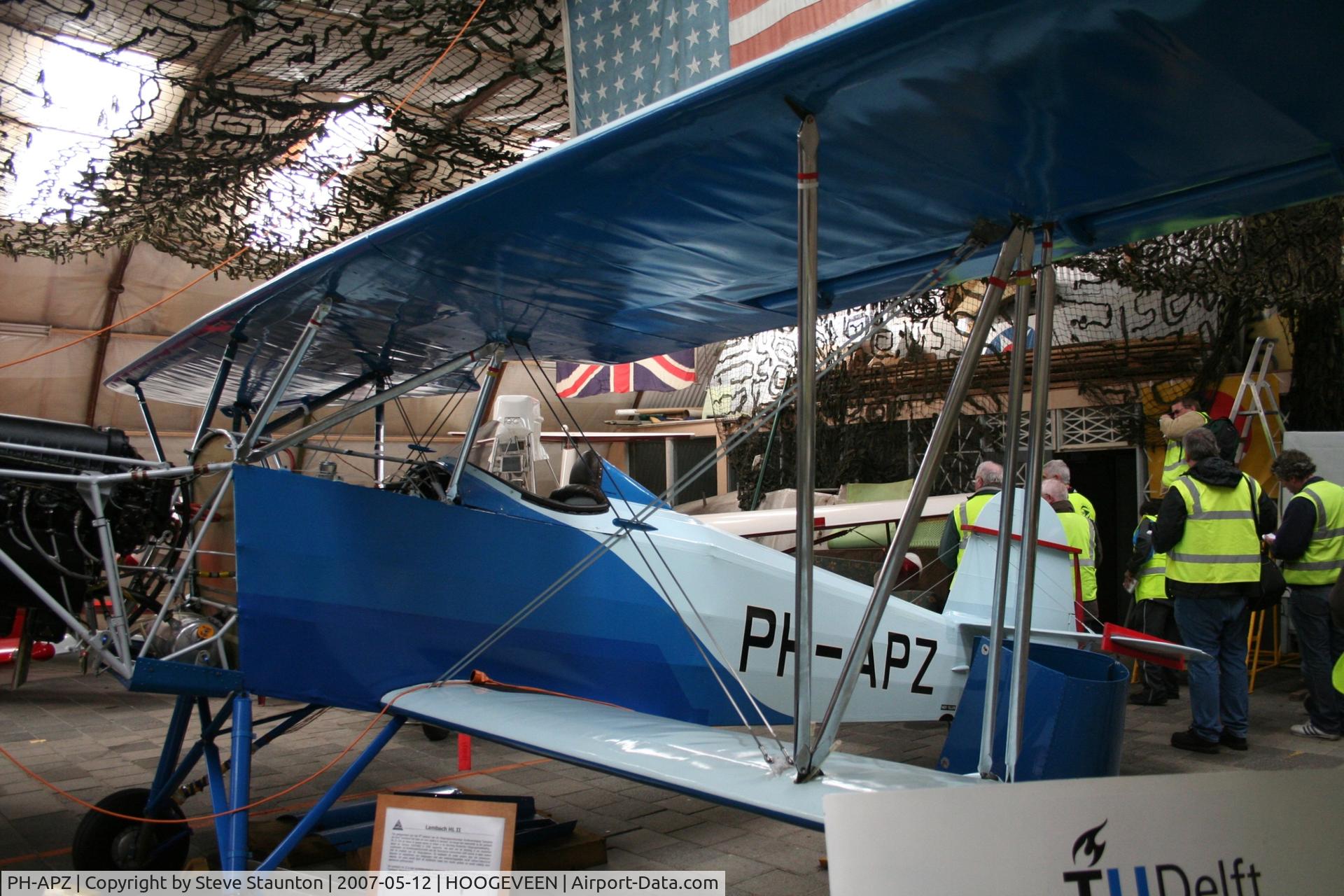 PH-APZ, 1955 Lambach HL.II Replica C/N 20002, Taken on an Aeroprint tour May 2007 @ Hoogeveen