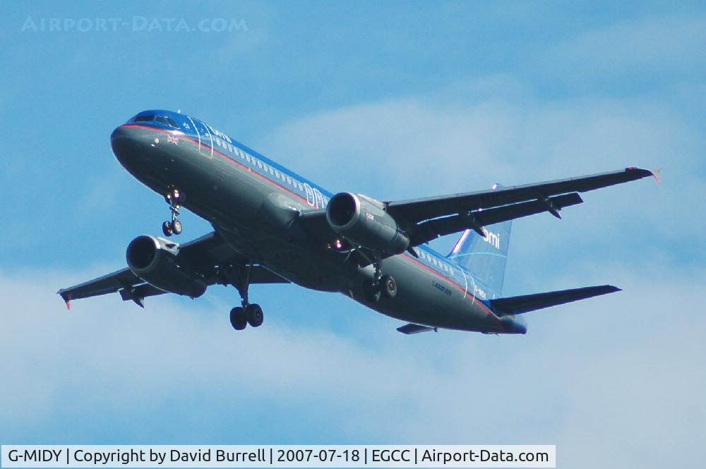 G-MIDY, 1999 Airbus A320-232 C/N 1014, BMI - Landing