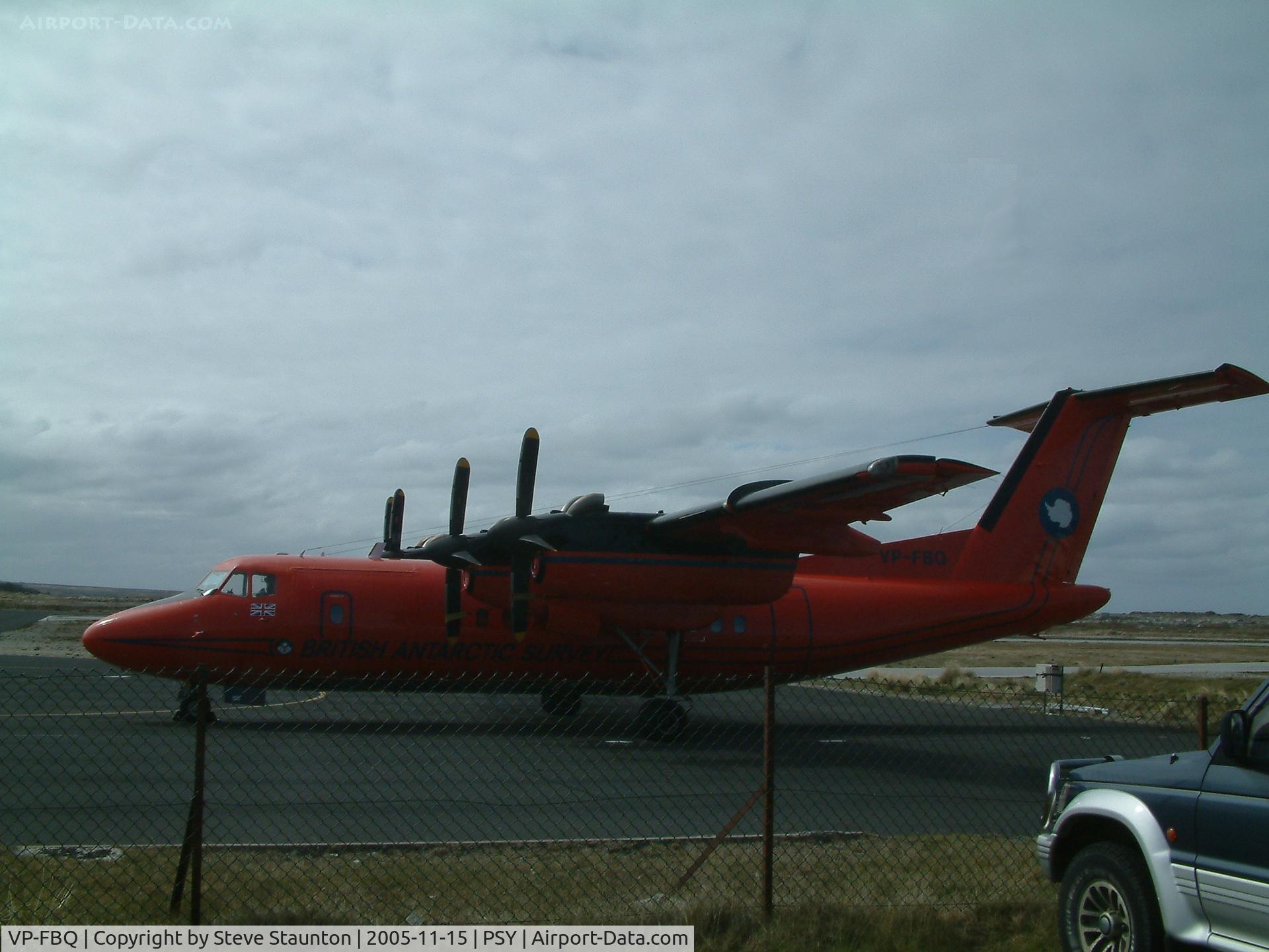 VP-FBQ, 1985 De Havilland Canada DHC-7-110 Dash 7 C/N 111, Taken at Stanley, Falkland Islands