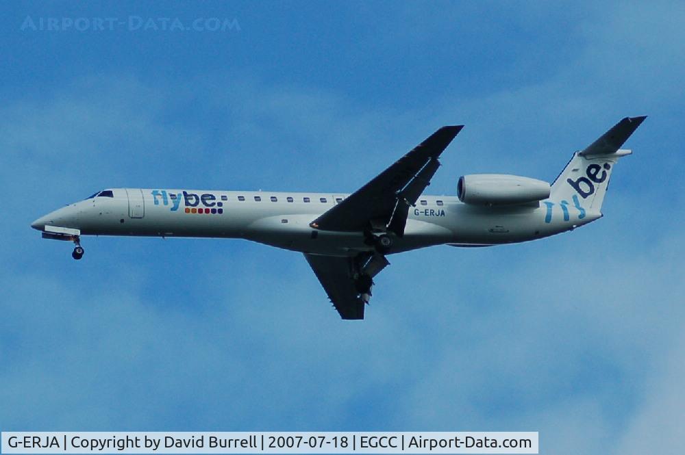G-ERJA, 2000 Embraer EMB-145EP (ERJ-145EP) C/N 145229, Flybe - Landing