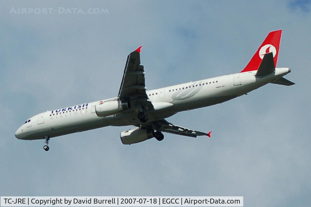 TC-JRE, 2007 Airbus A321-231 C/N 3126, Turkish Airlines - Landing