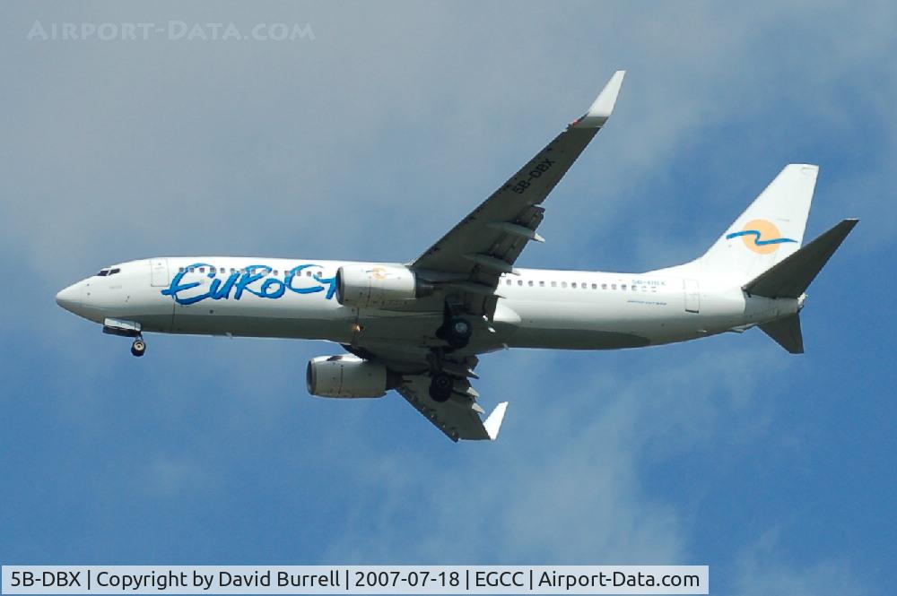 5B-DBX, 2003 Boeing 737-8Q8 C/N 33699, Eurocypria - Landing