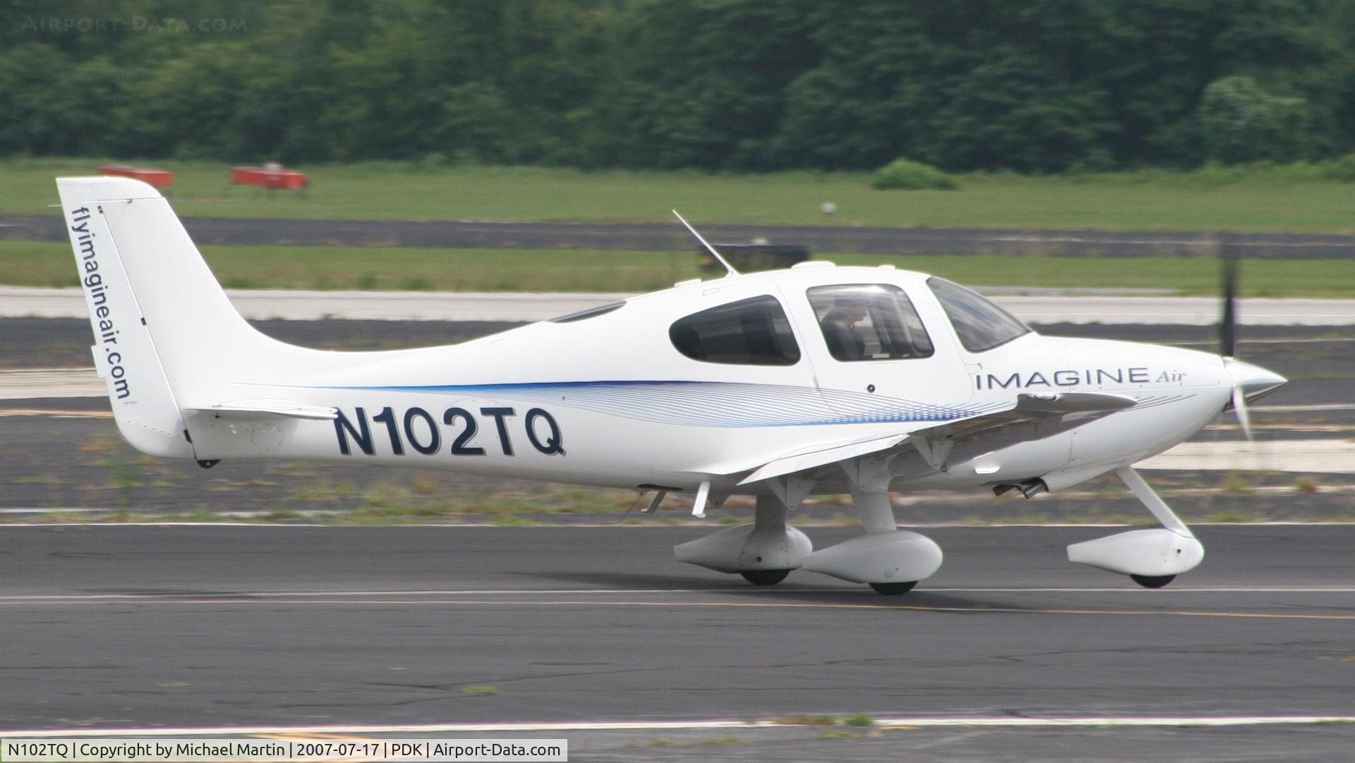 N102TQ, 2006 Cirrus SR22 C/N 2018, Departing PDK enroute to RYY