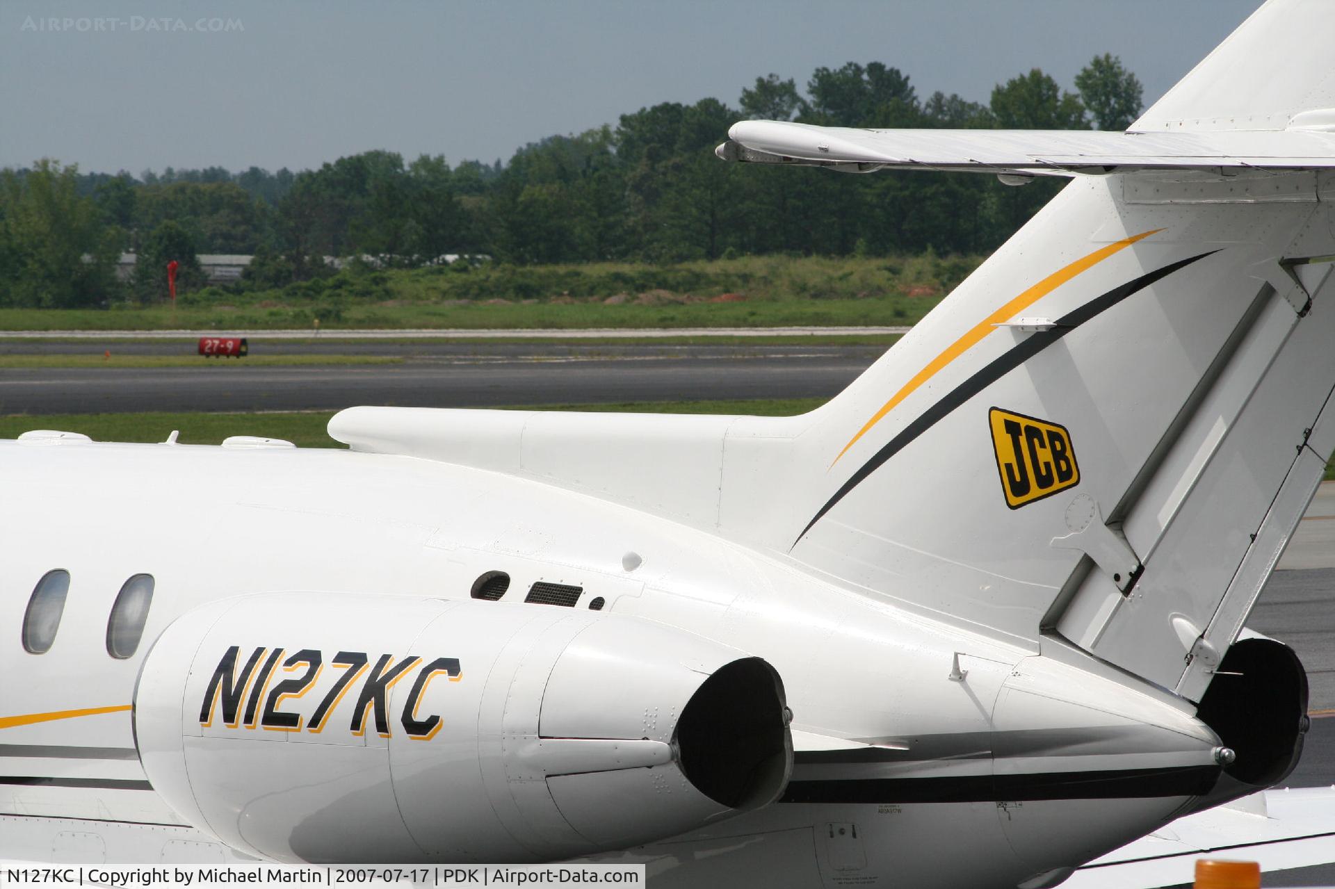 N127KC, 1994 British Aerospace BAe.125-800 C/N 258255, Tail Numbers