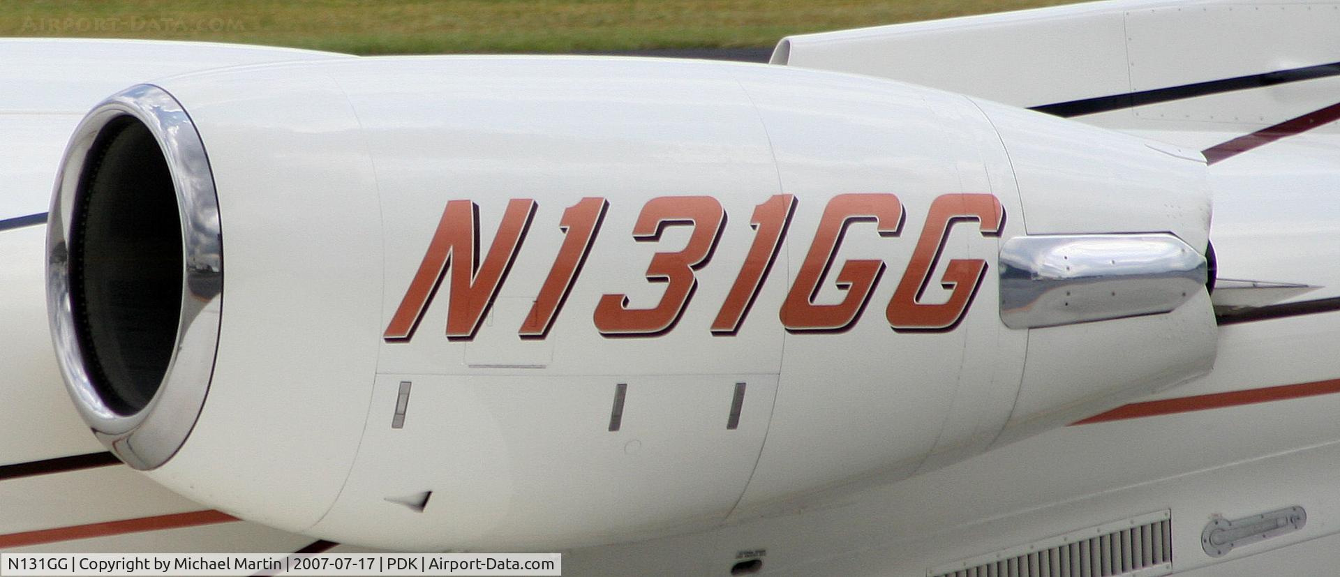 N131GG, 1995 Learjet Inc 31A C/N 113, Tail Numbers