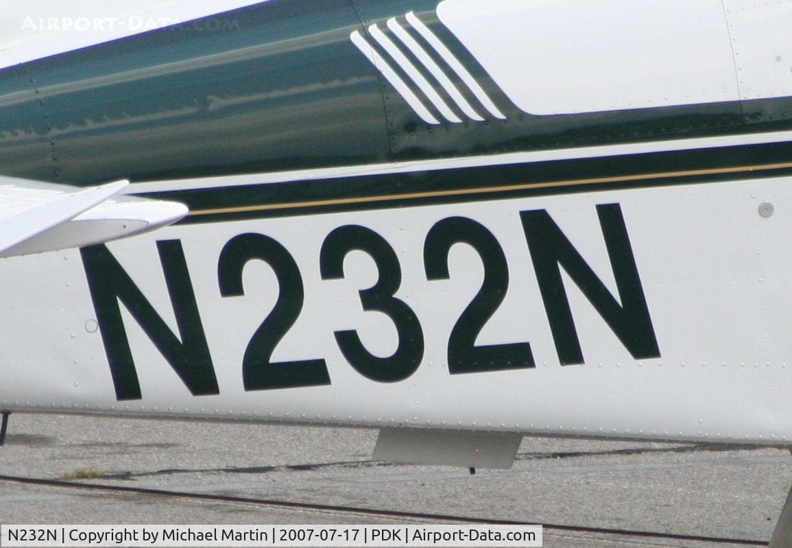 N232N, 1981 Beech F33A Bonanza Bonanza C/N CE-971, Tail Numbers