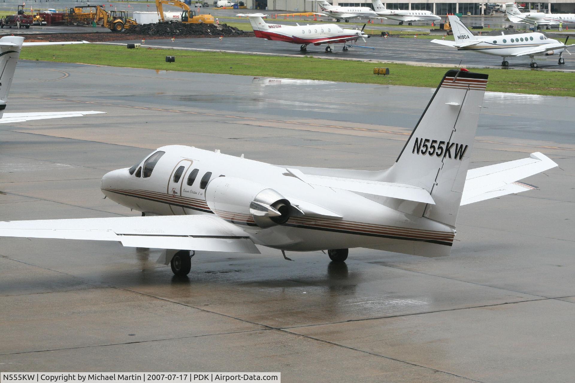 N555KW, 1978 Cessna 501 C/N 501-0063, Tied down @ Epps Air Service