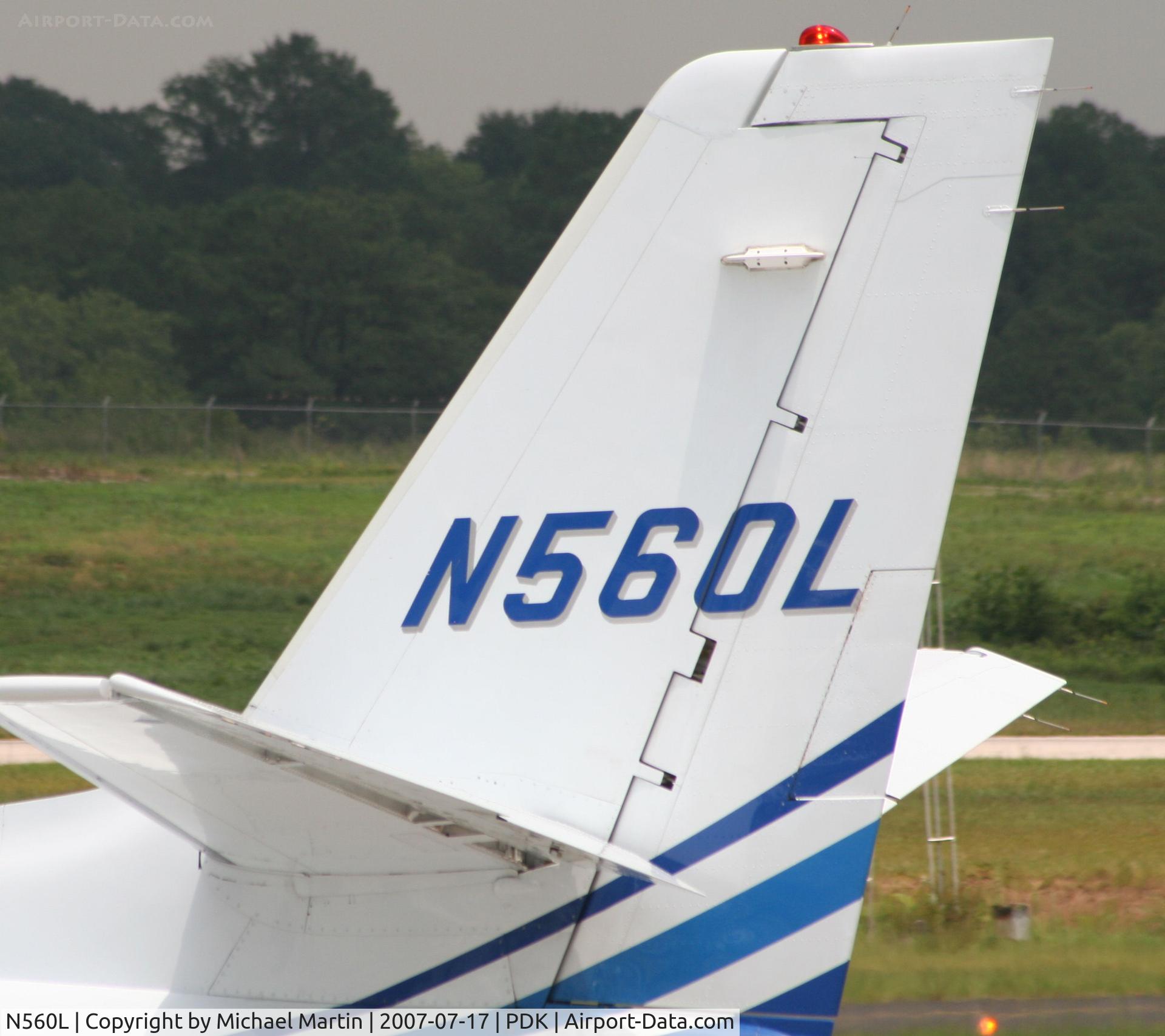 N560L, 1998 Cessna 560XLS Citation Excel C/N 560-5011, Tail Numbers