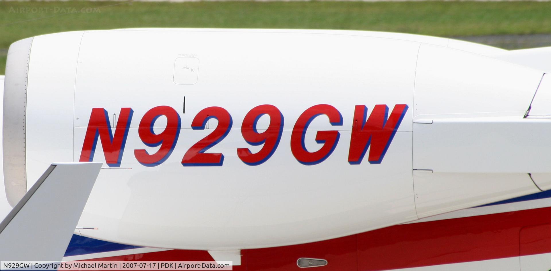 N929GW, 1999 Learjet 60 C/N 165, Tail Numbers