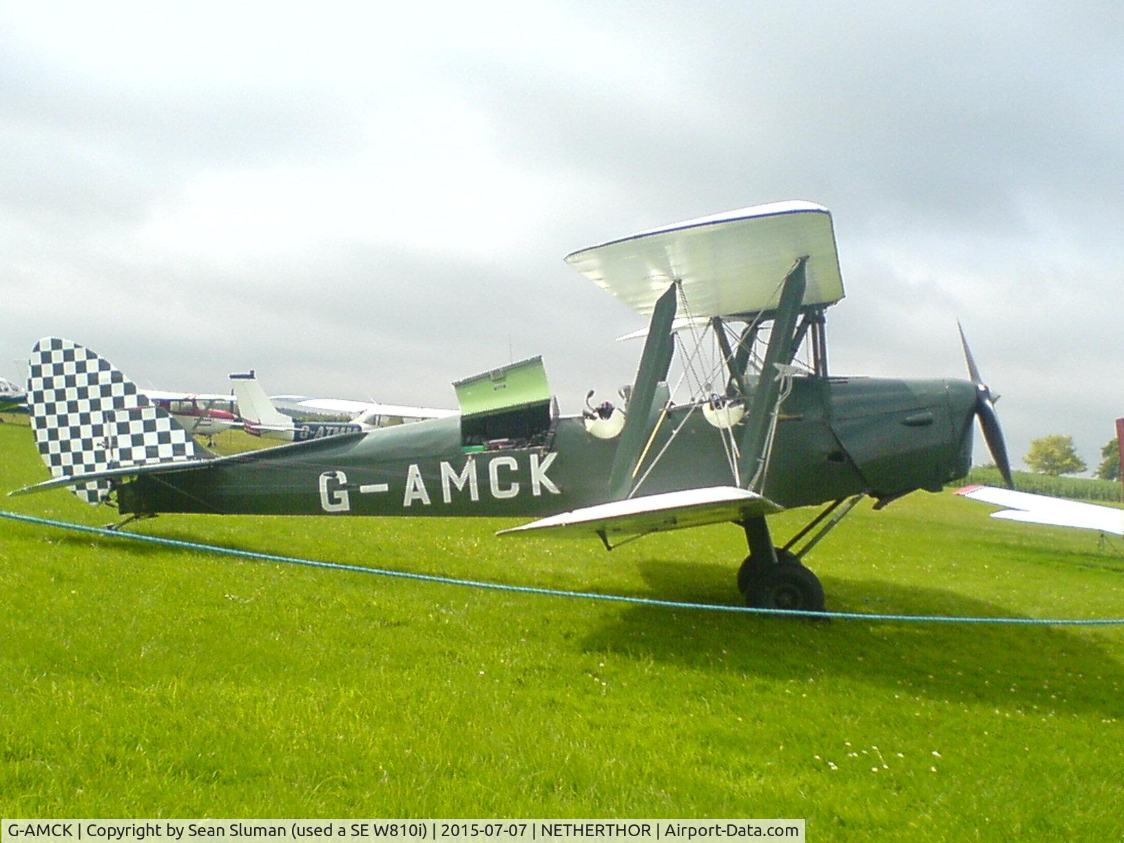 G-AMCK, 1941 De Havilland DH-82A Tiger Moth II C/N 84641, Side photo with luggage hatch open
