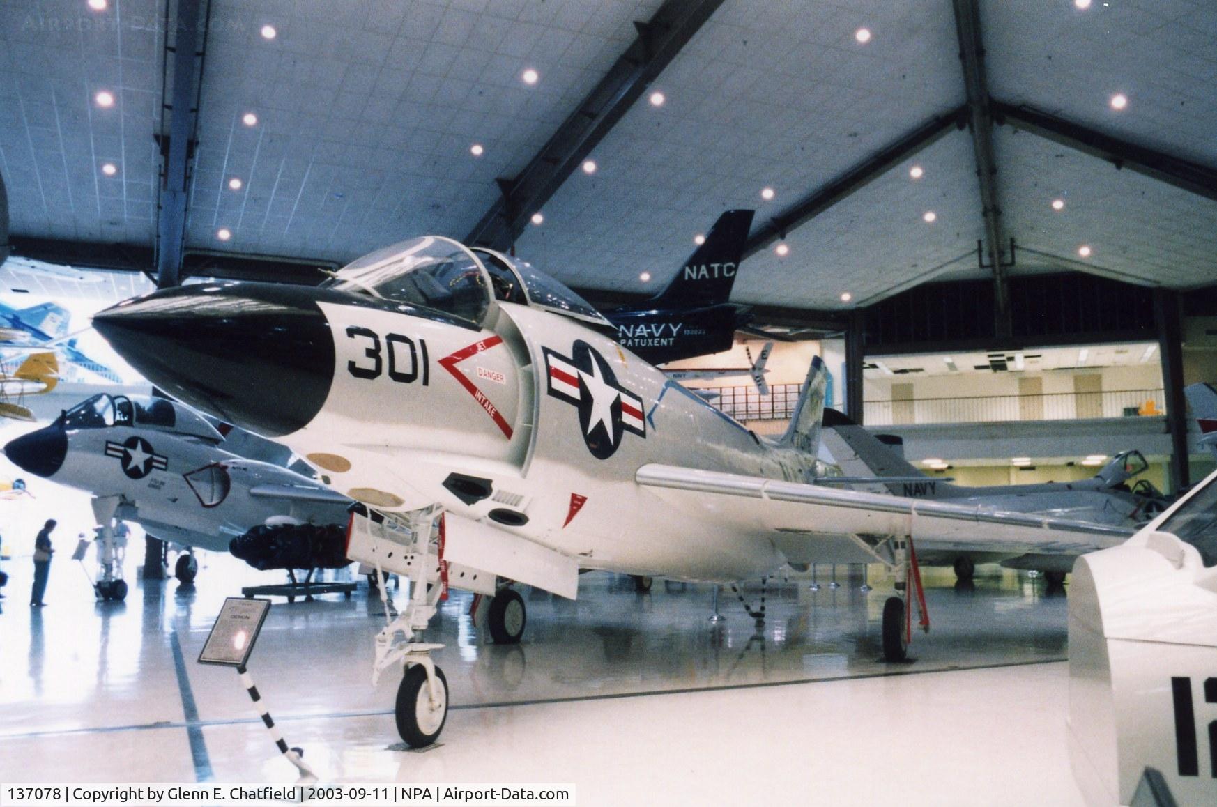 137078, McDonnell MF-3B Demon C/N 259, F3H-2M/MF-3B at the National Museum of Naval Aviation