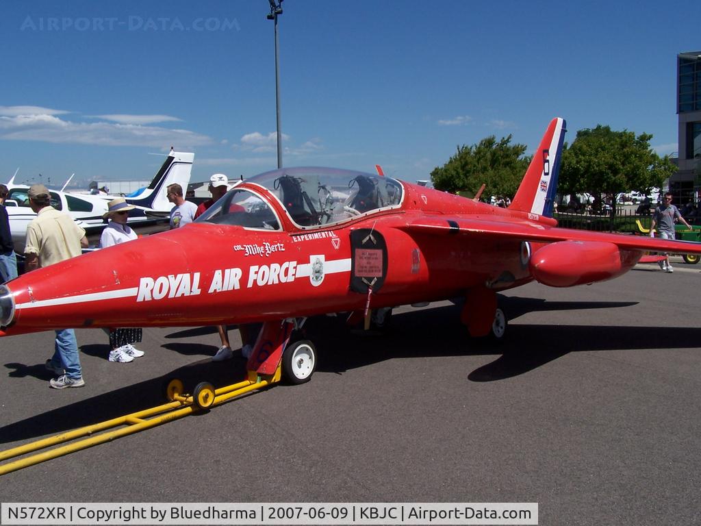 N572XR, 1963 Hawker Siddeley Gnat T.1 C/N FL562, Front Port side view