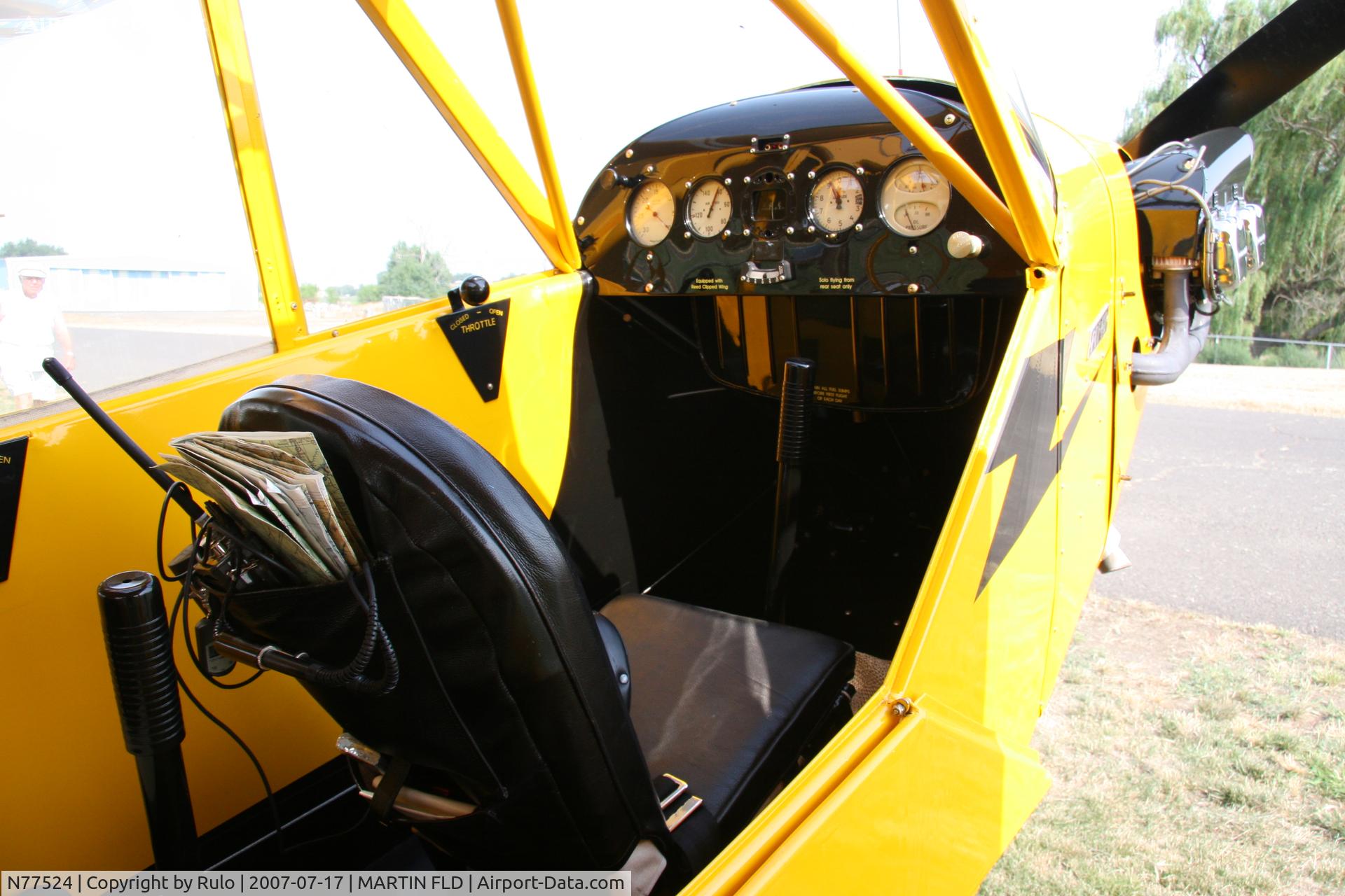 N77524, 1946 Piper J3C-65 Cub Cub C/N 22015, Piper cabin