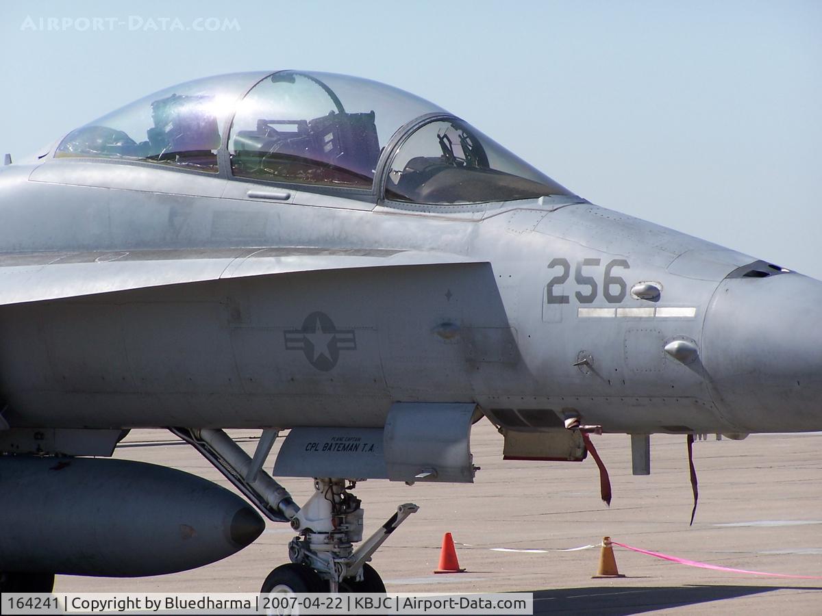 164241, 1991 McDonnell Douglas F/A-18D Hornet C/N 1004/D073, Front Detail