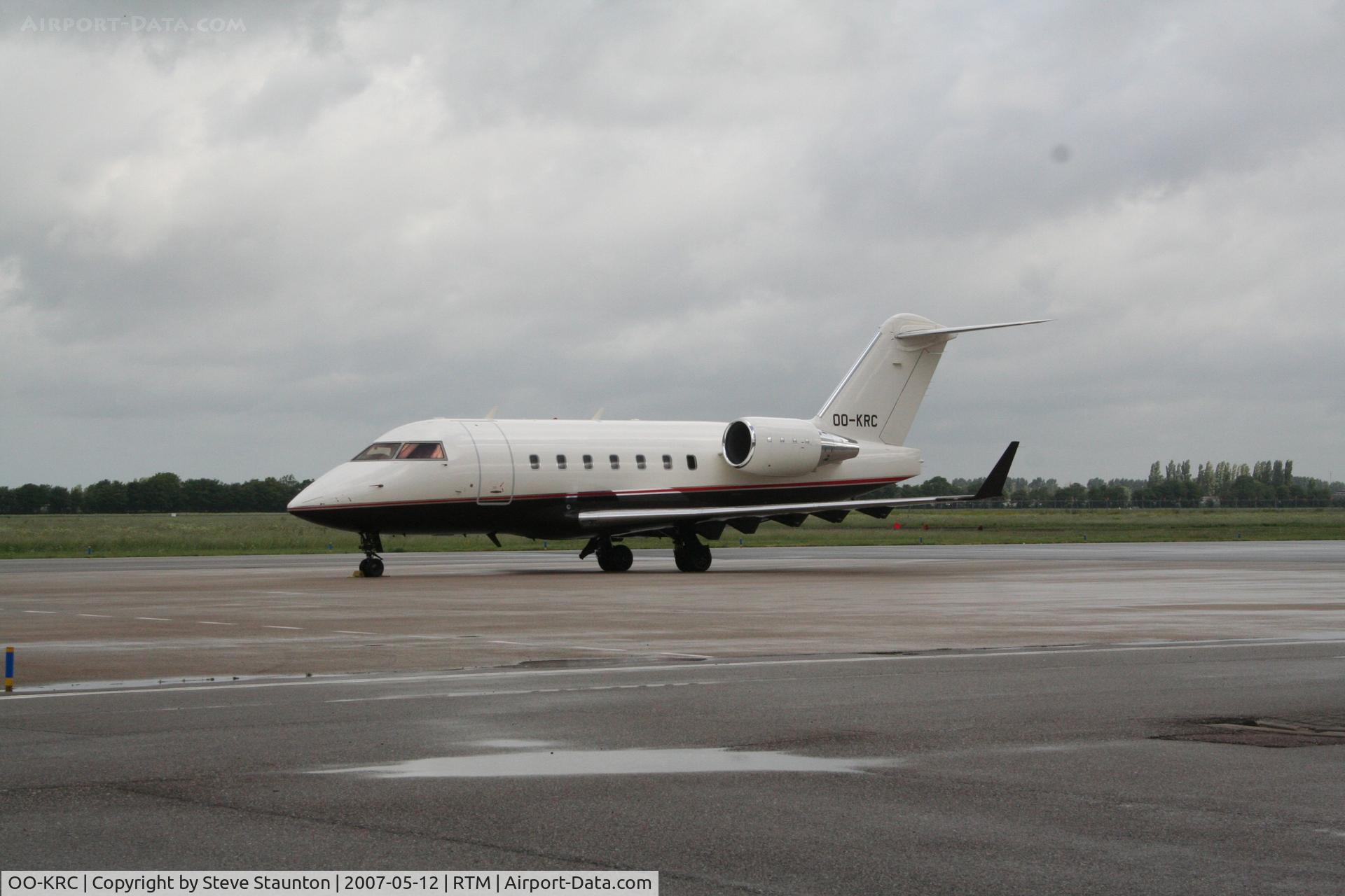 OO-KRC, 2005 Bombardier Challenger 604 (CL-600-2B16) C/N 5577, Taken on a recent Aeroprint tour @ Rotterdam