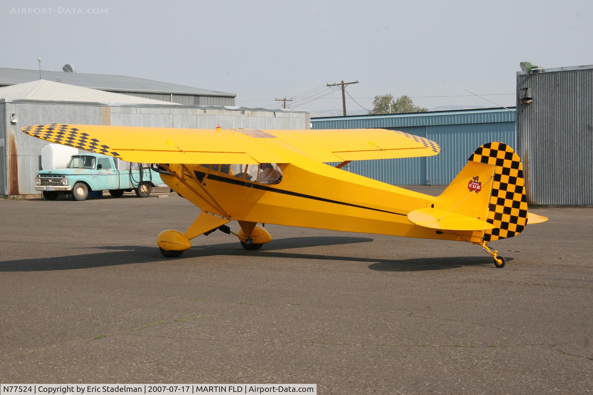 N77524, 1946 Piper J3C-65 Cub Cub C/N 22015, The Piper Cub was one of my favorite planes as a kid.