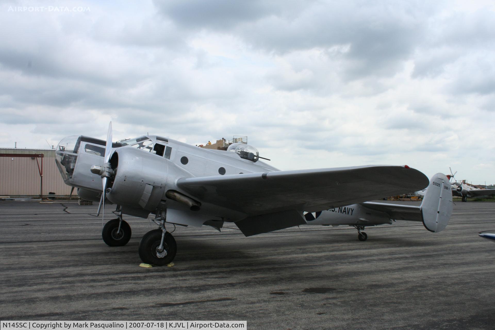 N145SC, 1943 Beech SNB-1 C/N 3906, Beech SNB-1