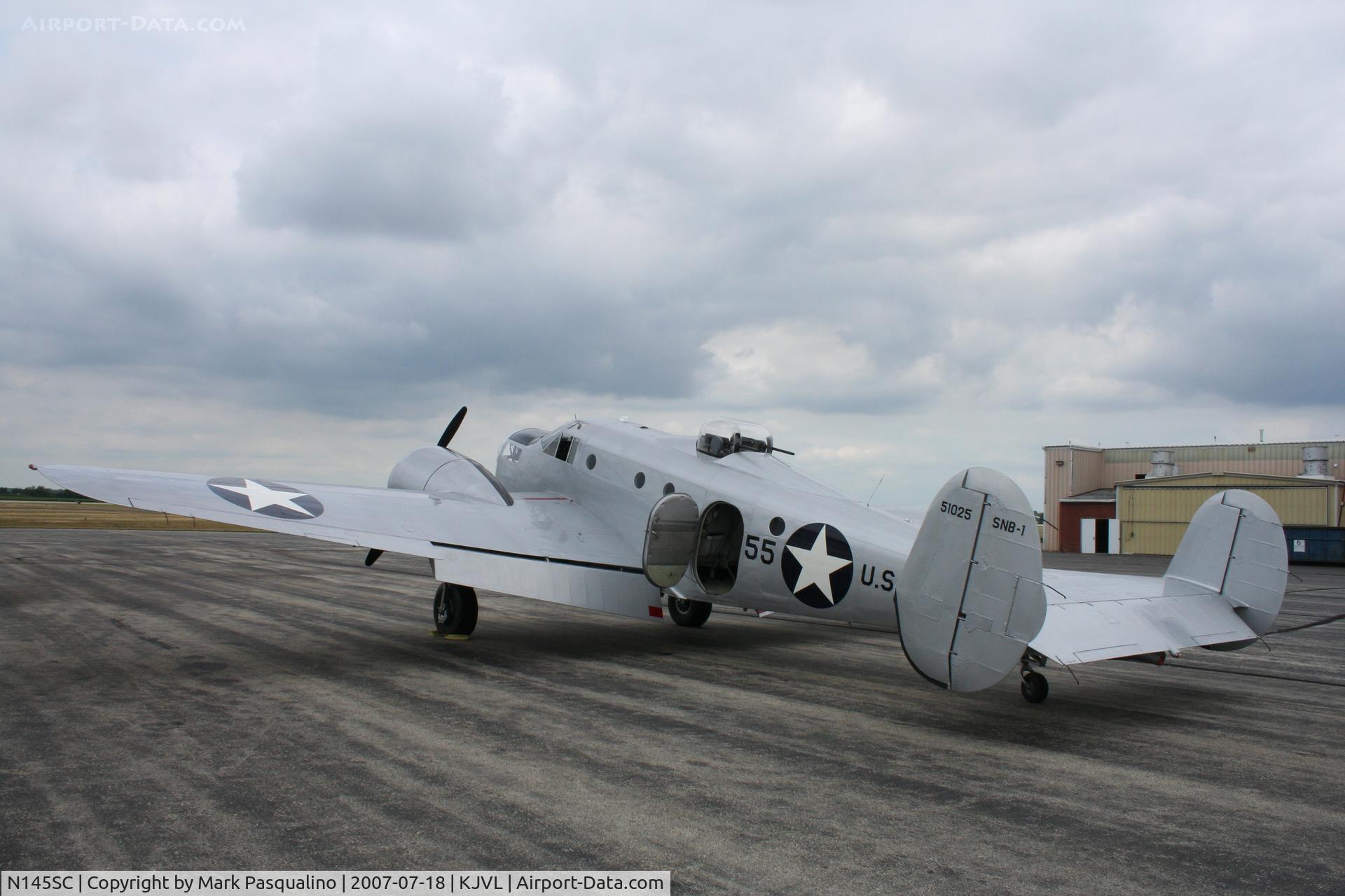N145SC, 1943 Beech SNB-1 C/N 3906, Beech SNB-1