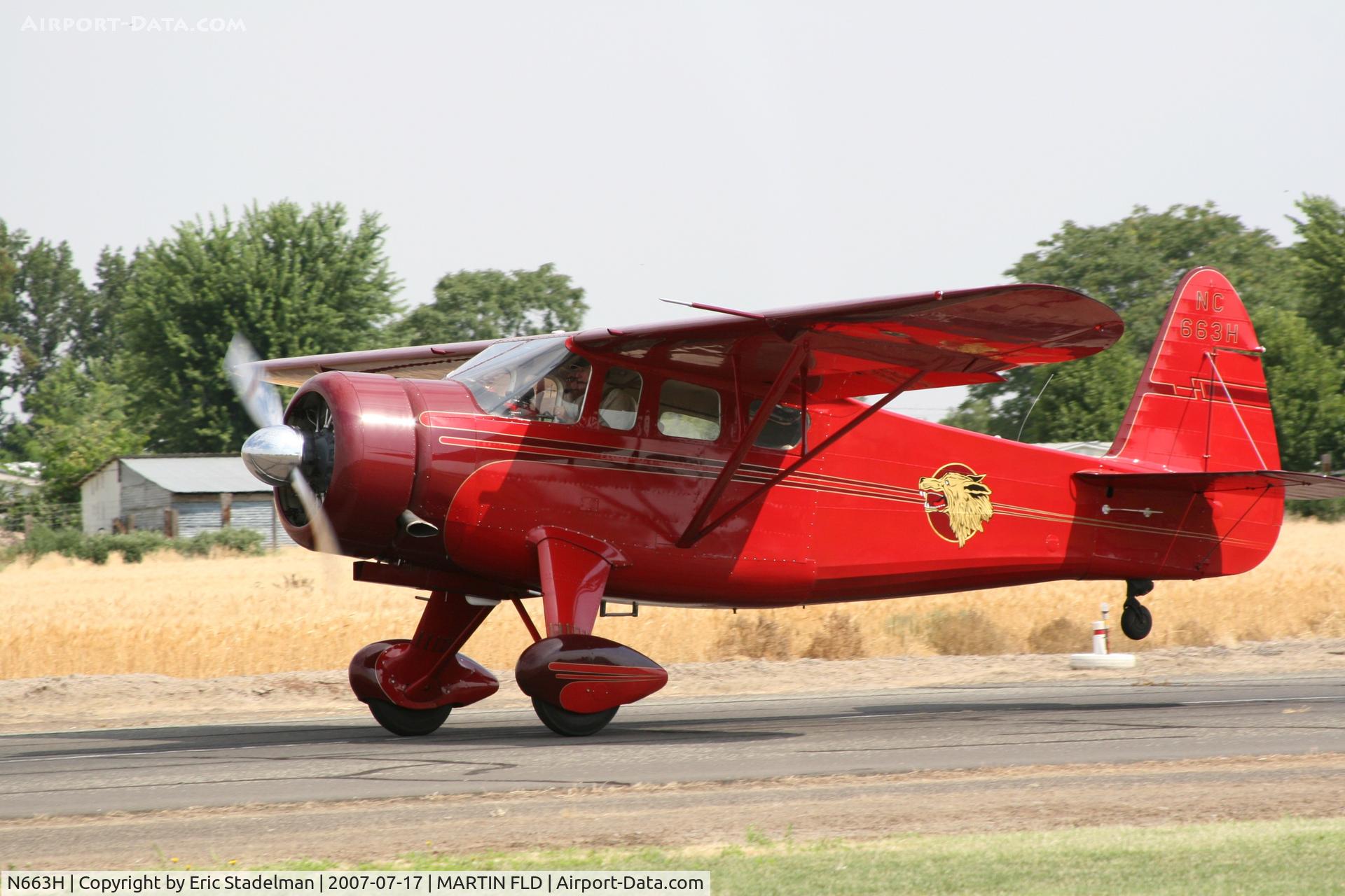N663H, Howard Aircraft DGA-15P C/N 1766, Getting a run at it.