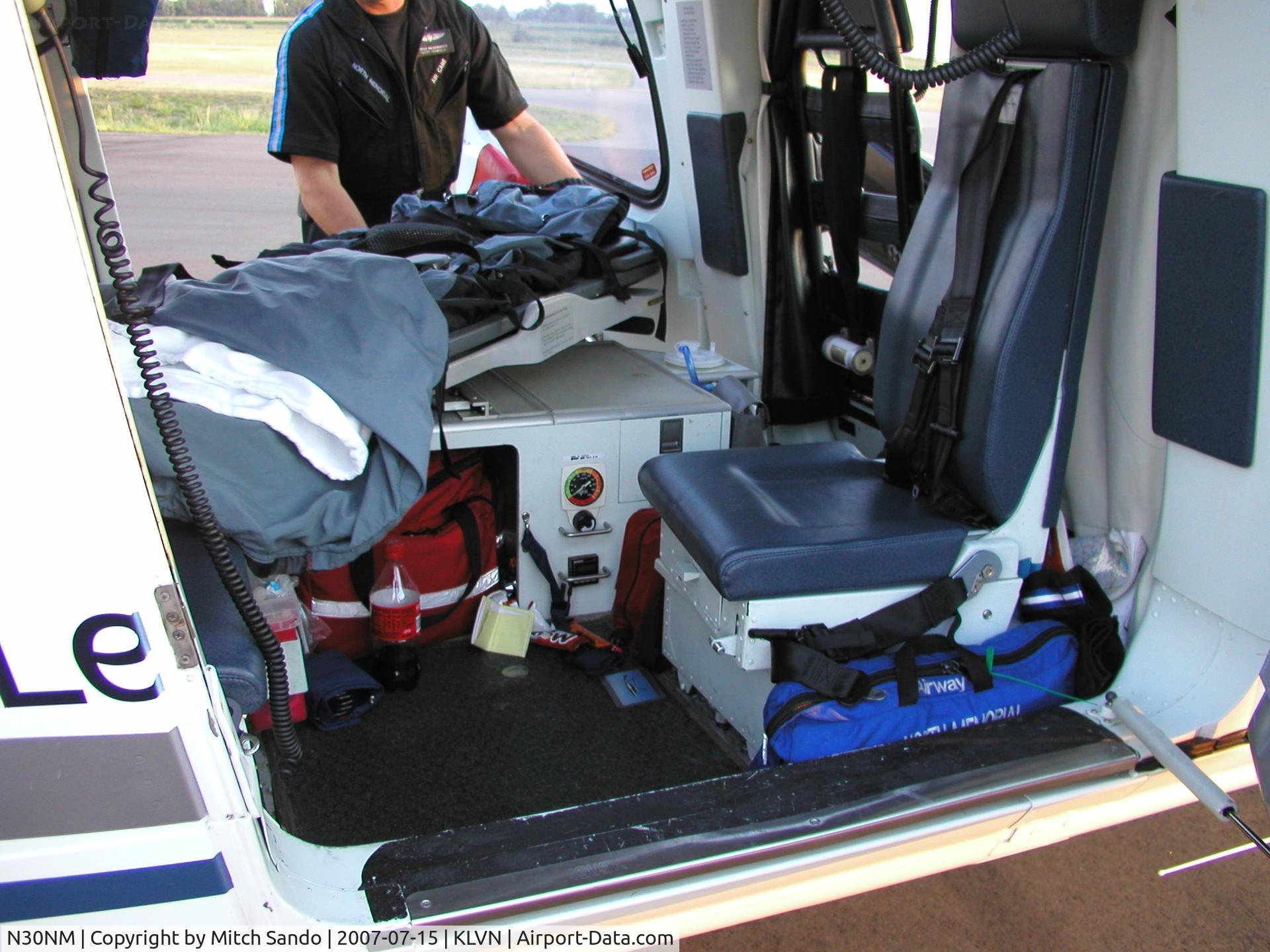 N30NM, Agusta A-109E Power C/N 11065, Patient area of Air Care 2.