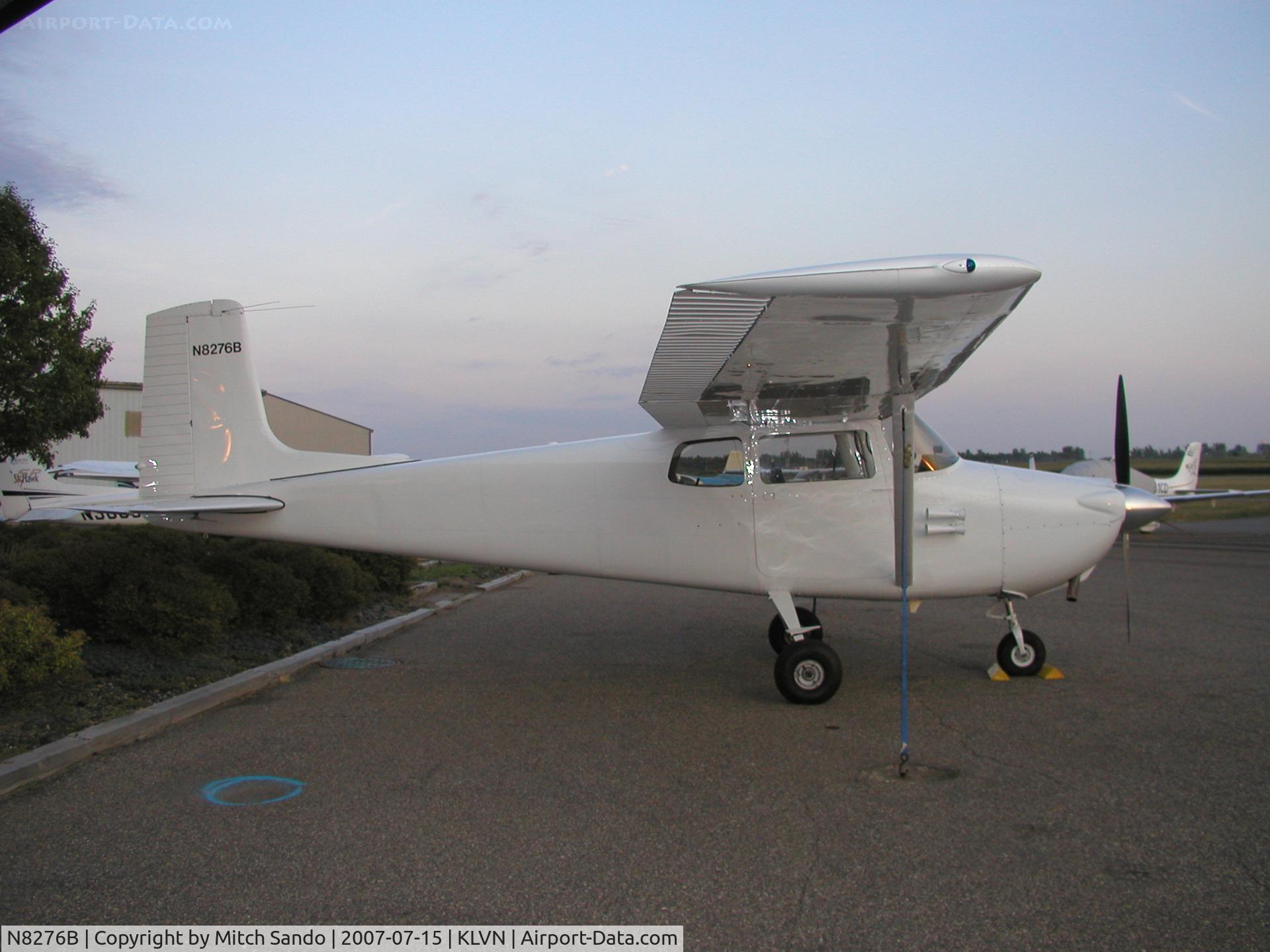 N8276B, 1957 Cessna 172 C/N 36076, Parked on the ramp at Airlake.