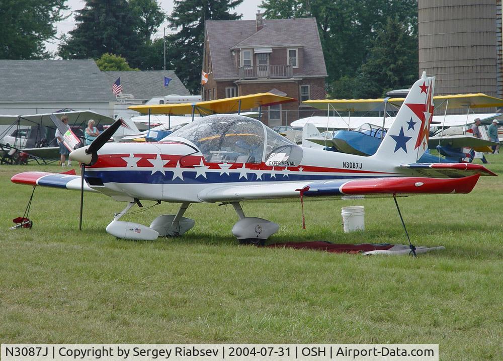 N3087J, 2002 Aerotechnik EV-97 Eurostar C/N 990405, EAA AirVenture 2004