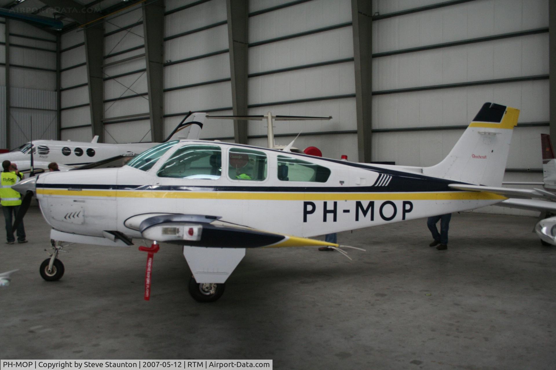 PH-MOP, 1987 Beech F33A Bonanza C/N CE-1169, Taken on a recent Aeroprint tour @ Rotterdam