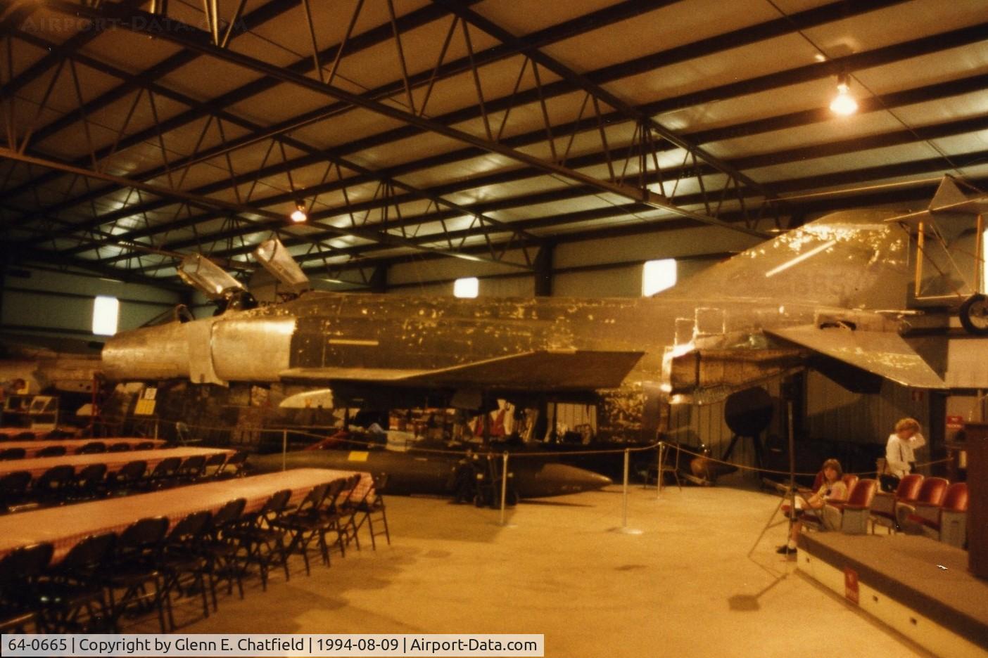 64-0665, 1964 McDonnell F-4C-21-MC Phantom II C/N 885, F-4C at Bonanzaville, West Fargo, ND.  This plane is now at the Minnesota Military Museum at Camp Ripley