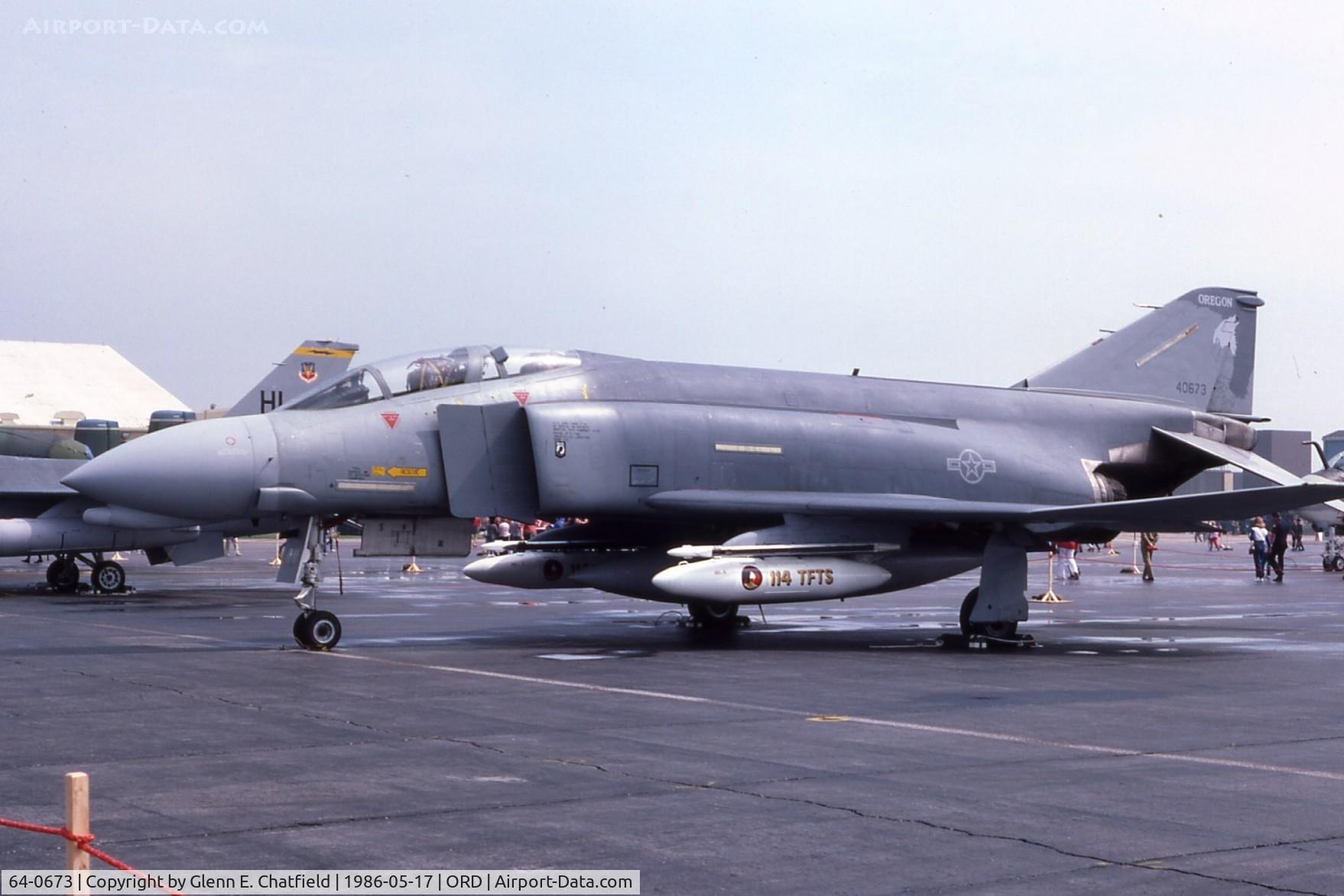64-0673, 1964 McDonnell F-4C-22-MC Phantom II C/N 898, F-4C and the ANG/AFR open house.  Now at Pima County Museum, AZ