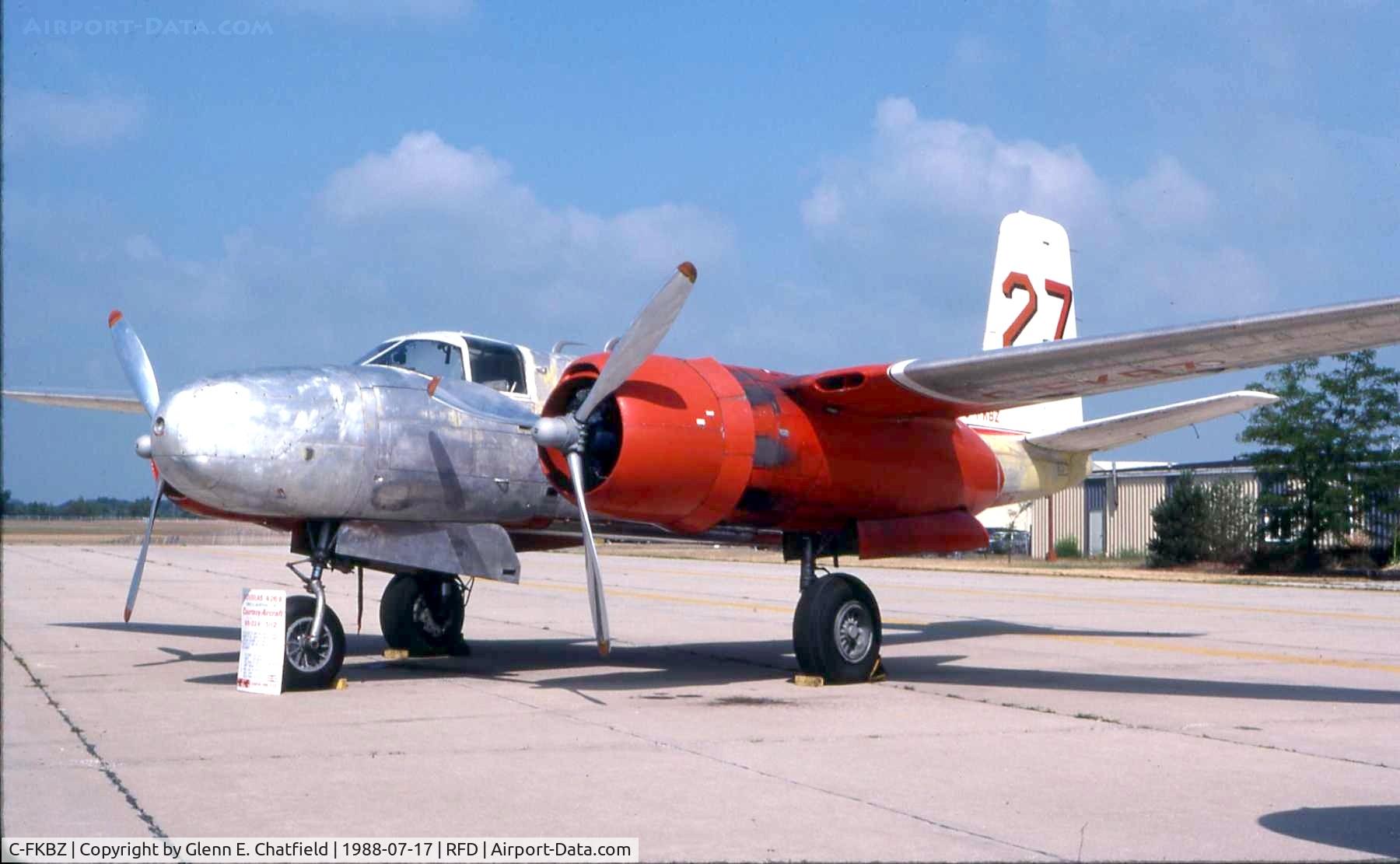 C-FKBZ, 1944 Douglas A-26C Invader C/N 29031, Undergoing restoration
