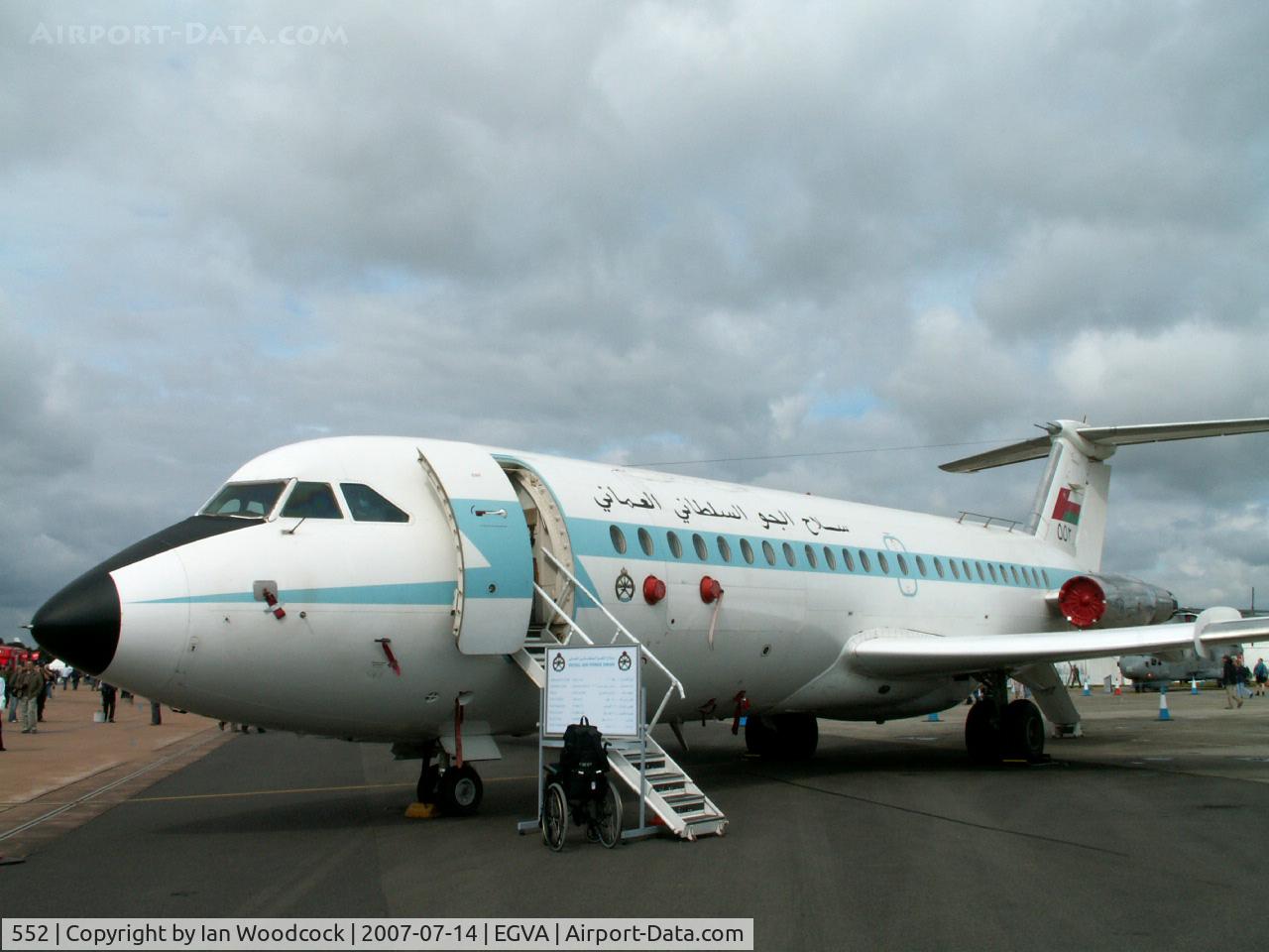 552, 1974 BAC 111-485GD One-Eleven C/N BAC.249, BAC 1-11 485GD/Oman Air Force/RIAT Fairford