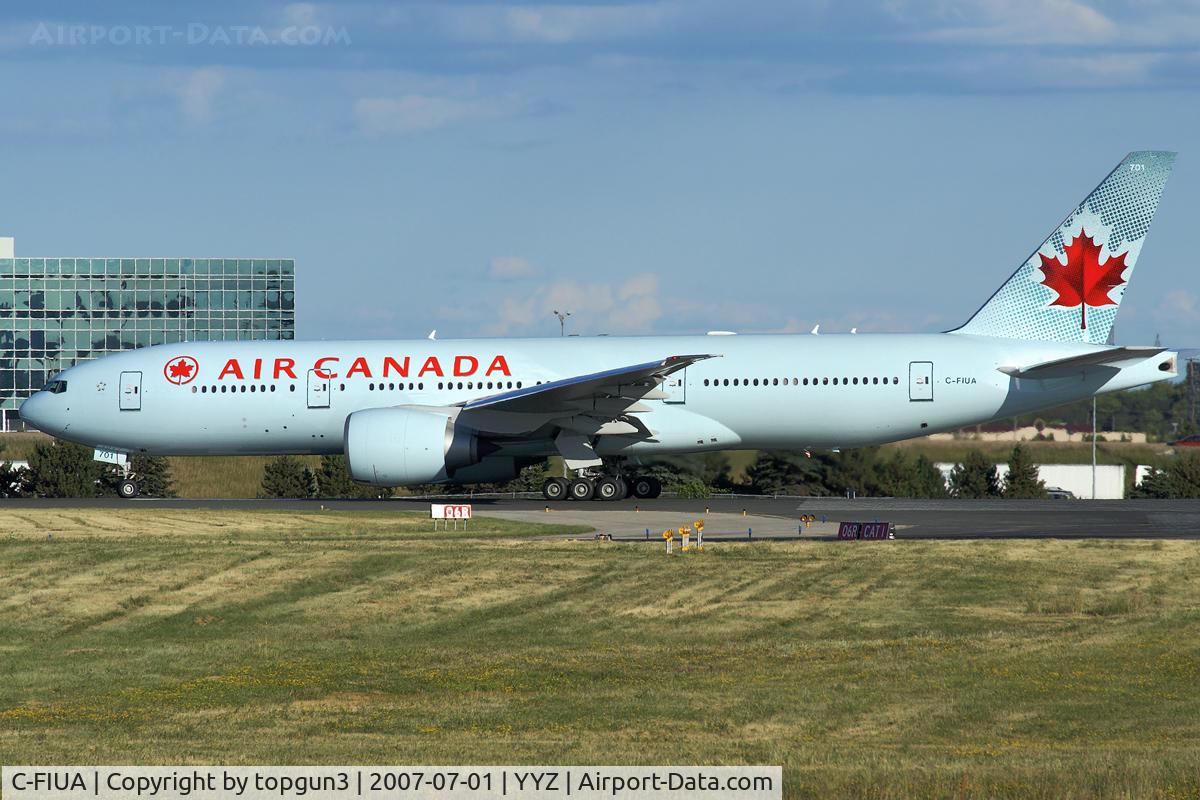 C-FIUA, 2007 Boeing 777-233/LR C/N 35239, Departing via RWY06R.