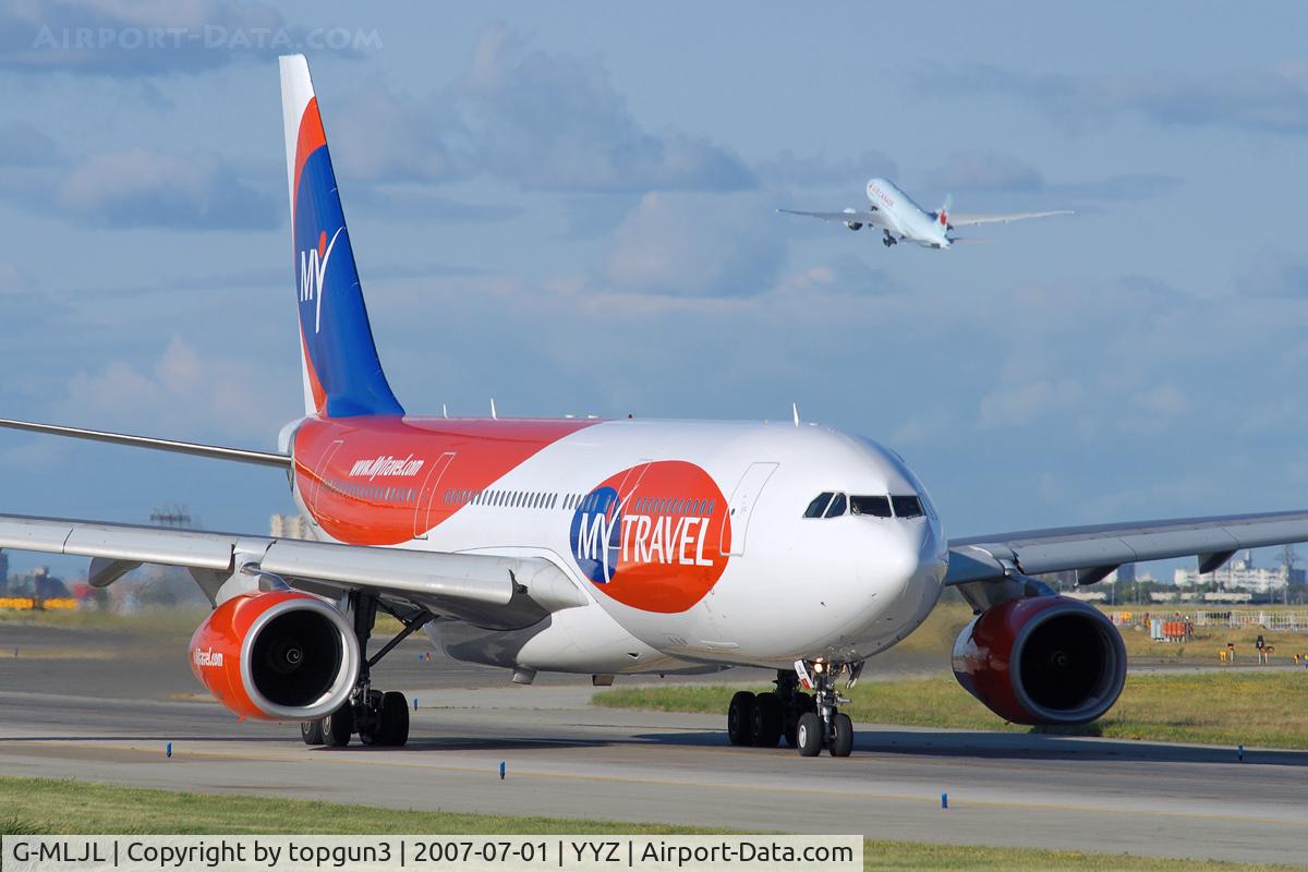 G-MLJL, 1999 Airbus A330-243 C/N 254, Taxiing for departure via RWY06R.