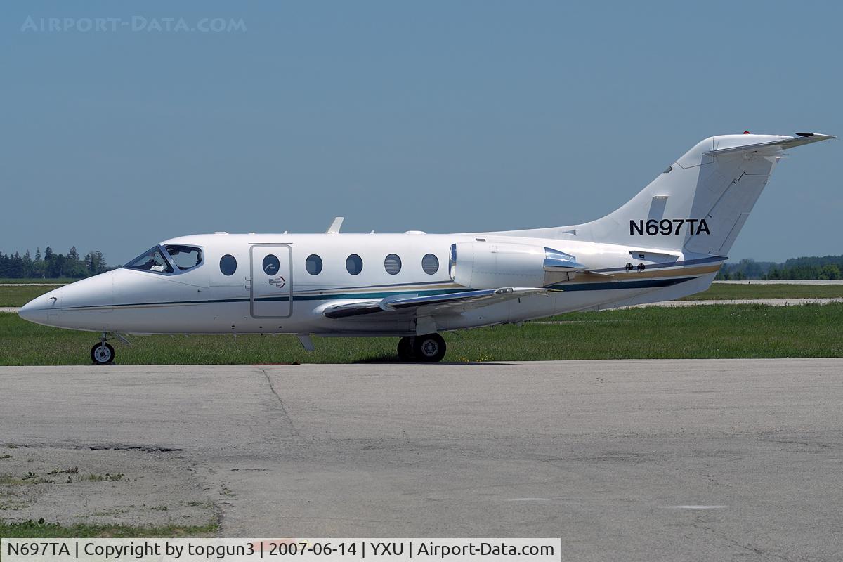 N697TA, 2001 Raytheon Beechjet 400A C/N RK-299, Parked at Ramp III