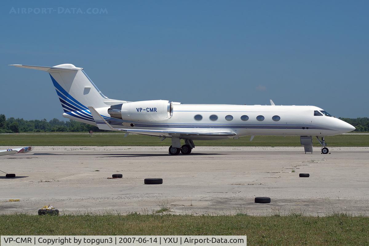 VP-CMR, 1989 Gulfstream Aerospace Gulfstream IV C/N 1117, Parked at SHELL ramp.