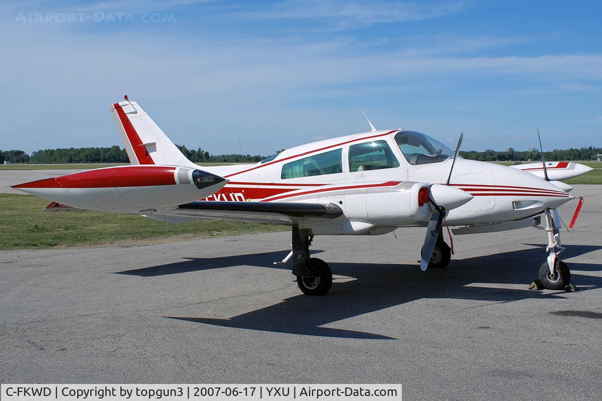 C-FKWD, 1973 Cessna 310Q C/N 310Q0827, Parked at ESSO ramp.