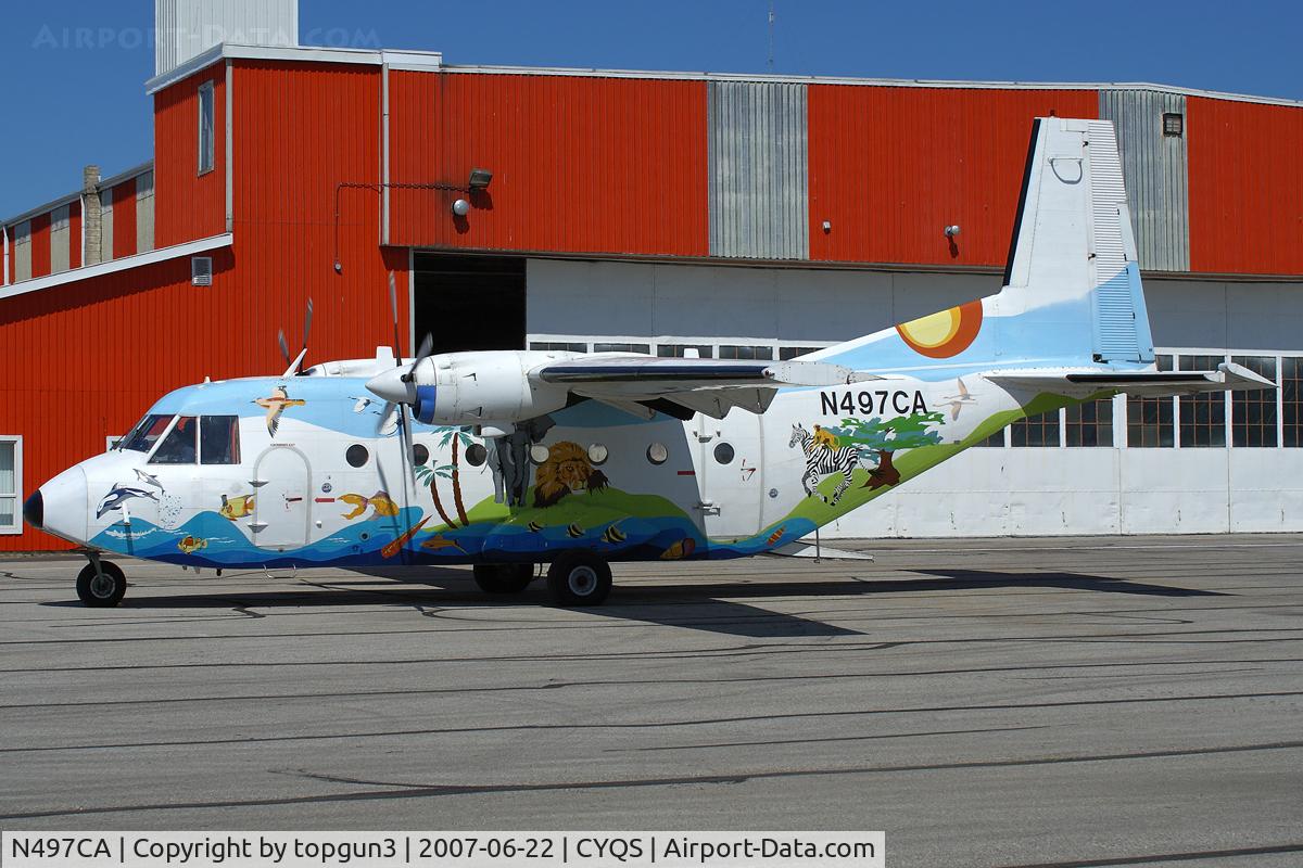 N497CA, 1983 CASA C-212-200 Aviocar C/N 291, Ready for Departure.
