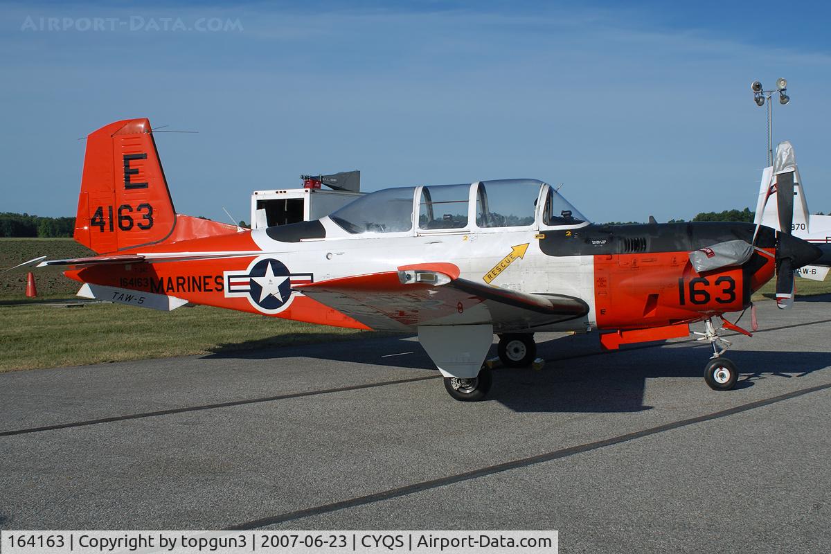 164163, Beech T-34C Turbo Mentor C/N GL-343, Static display.