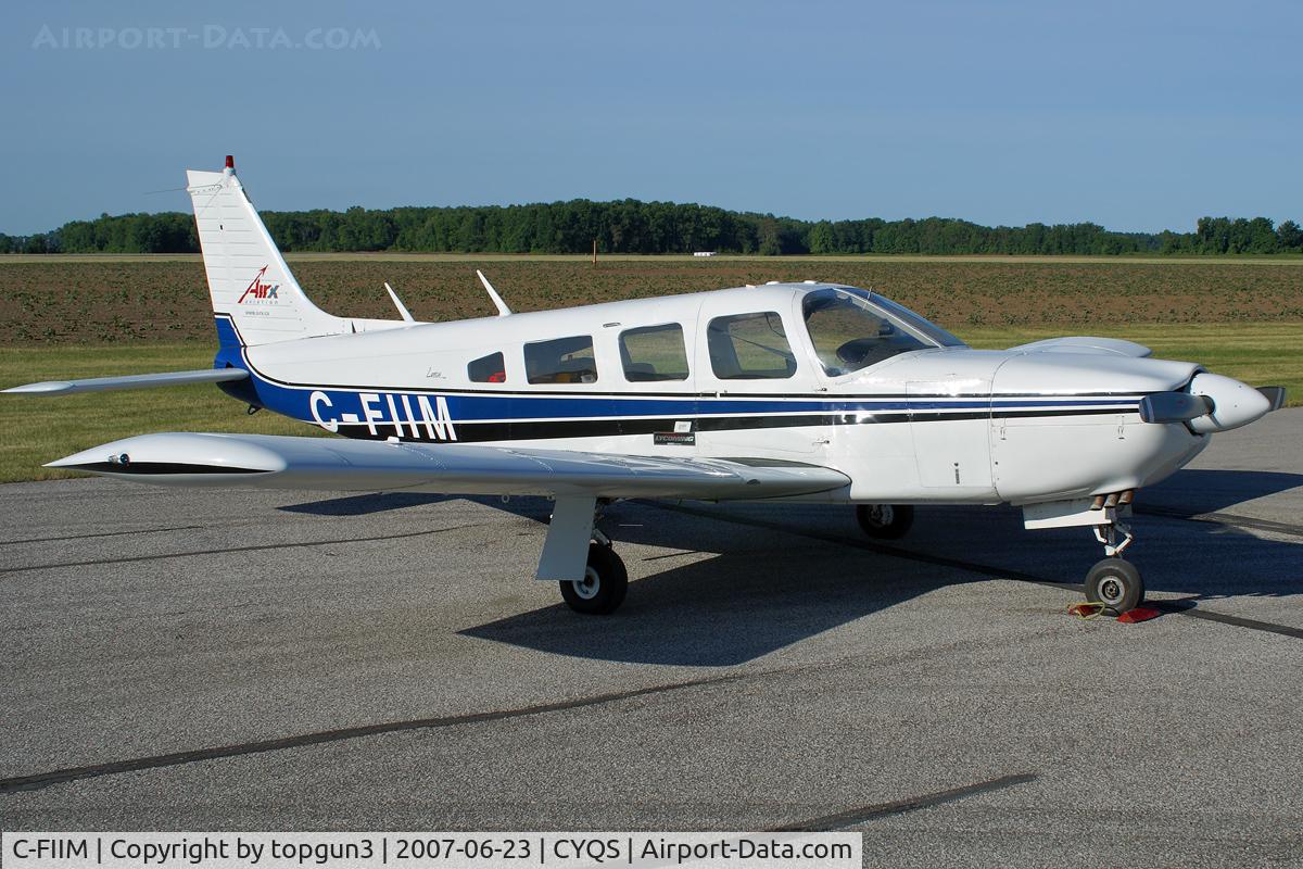 C-FIIM, 1976 Piper PA-32R-300 Cherokee Lance C/N 32R-7680480, Static display.