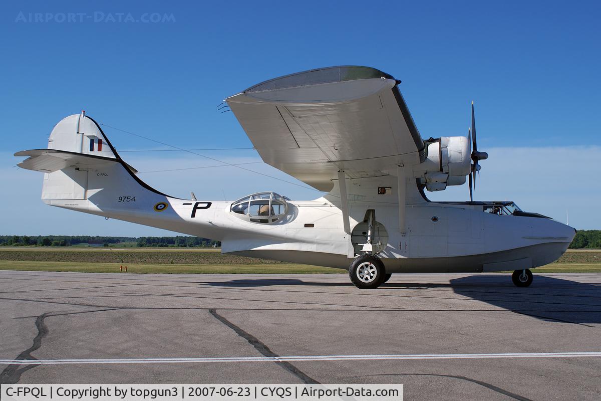 C-FPQL, 1940 Consolidated Vultee PBY-5A C/N CV-417, Arriving for an Airshow.