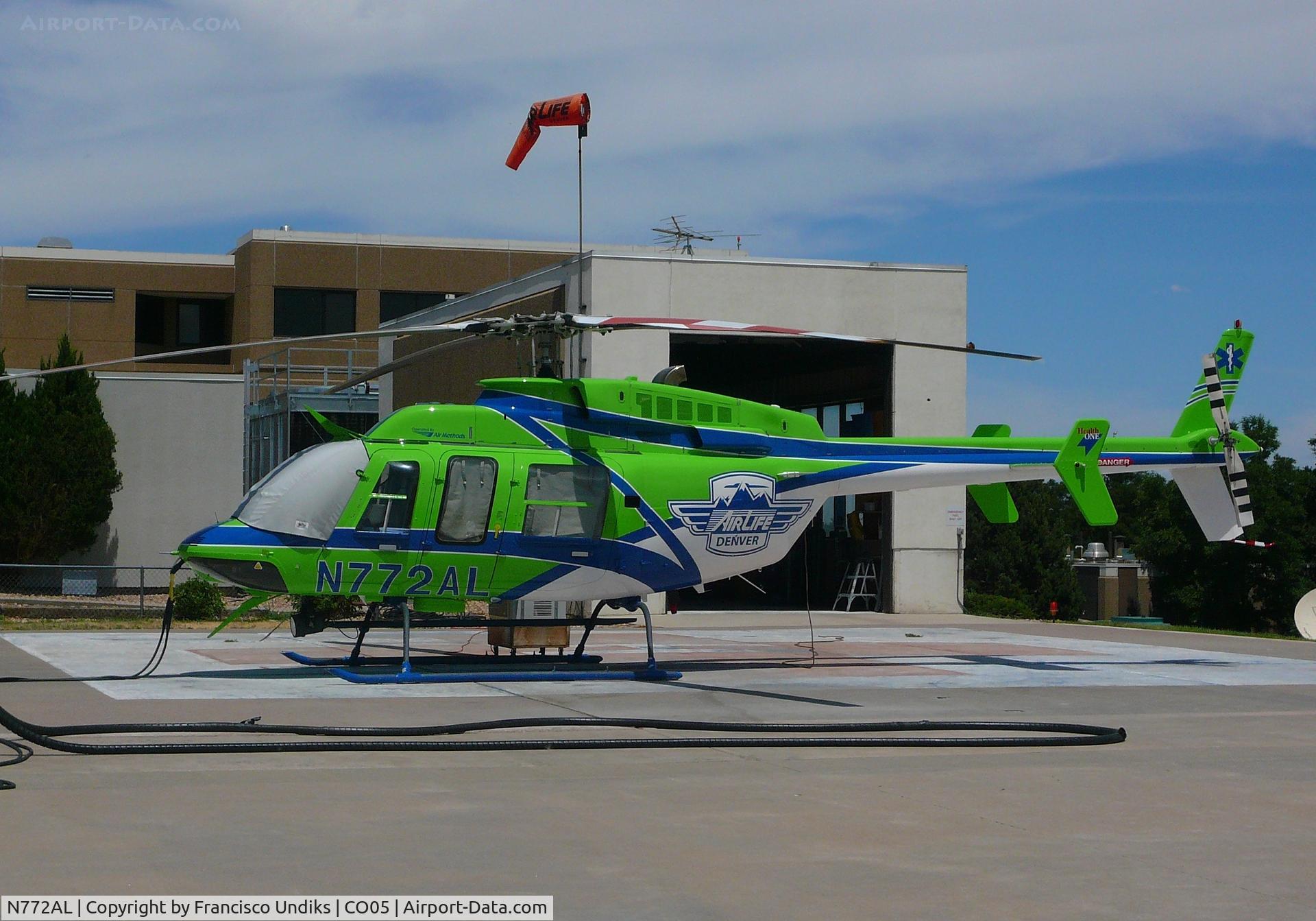 N772AL, 1996 Bell 407 C/N 53040, Bell 407 Airlife Denver