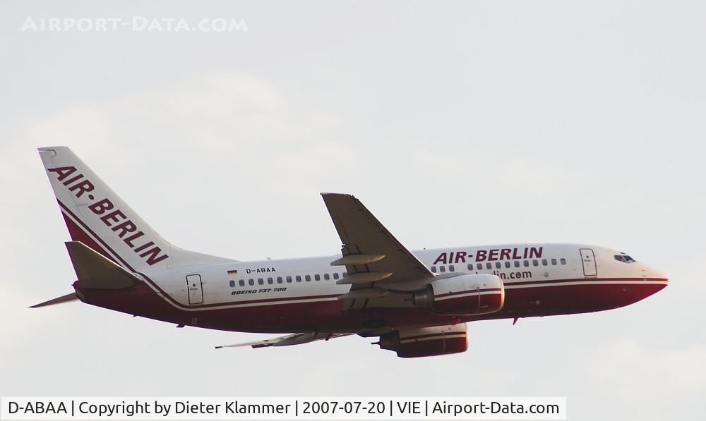 D-ABAA, 2001 Boeing 737-8Q8 C/N 30637, Climbing out from RWY29