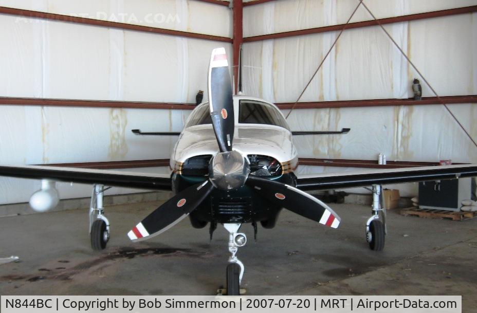 N844BC, Piper PA-46-350P Malibu Mirage C/N 4636293, View from the business end