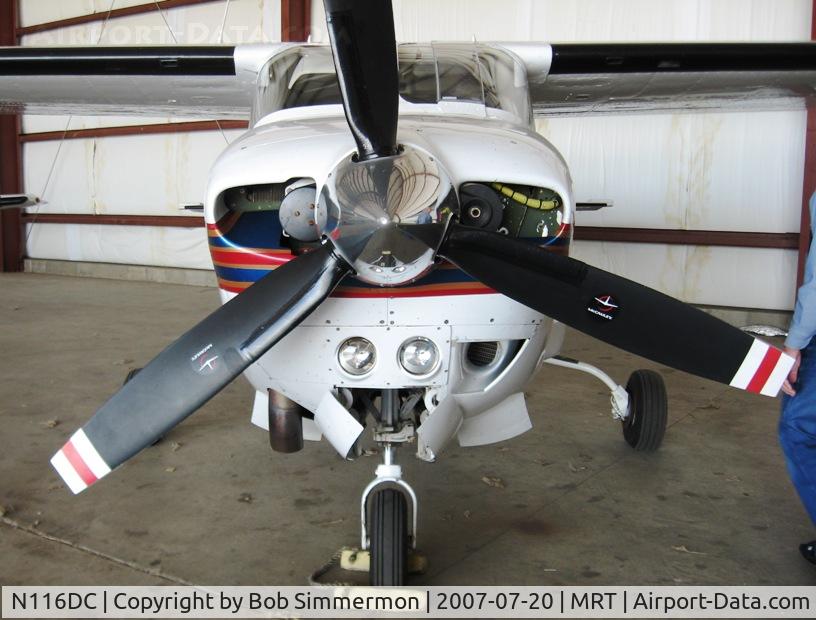 N116DC, Cessna 210 C/N P21000811, View from the business end