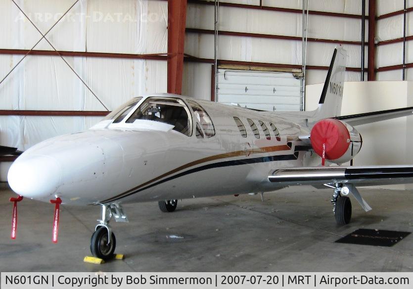 N601GN, 1974 Cessna 500 Citation C/N 500-0214, Marysville, OH