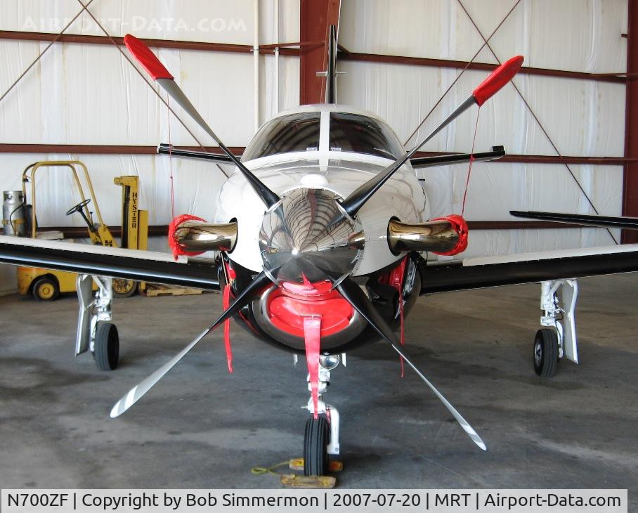 N700ZF, 2005 Socata TBM-700 C/N 336, View from the business end